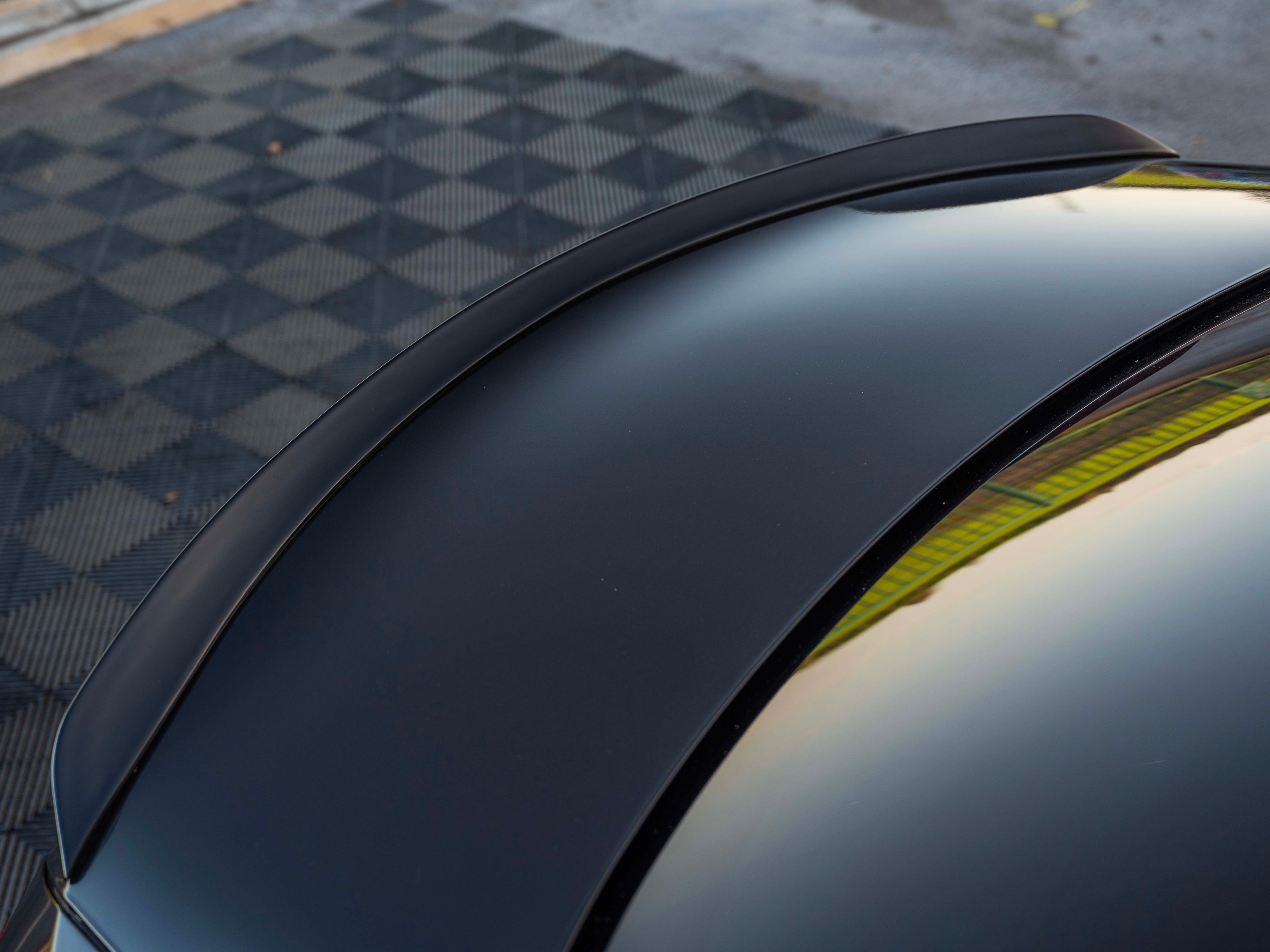 REAR TRUNK BOOT SPOILER LIP FOR MERCEDES BENZ W205 C CLASS ABS GLOSS BLACK