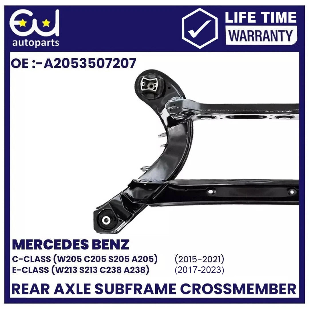 REAR AXLE SUBFRAME CROSSMEMBER FOR MERCEDES C-CLASS C205 S205 W205 W213 15-21