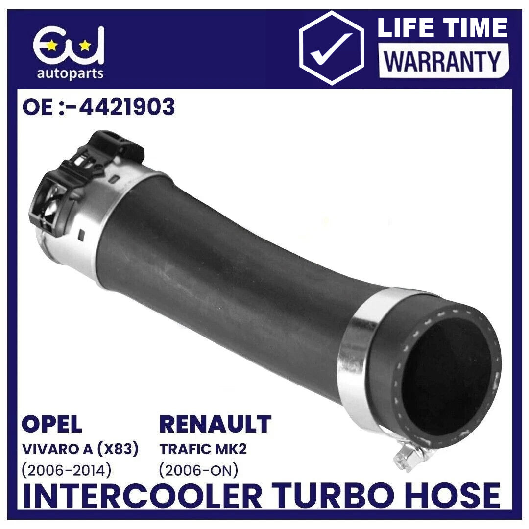 INTERCOOLER TURBO HOSE PIPE FOR VAUXHALL VIVARO 2.0 CDTI 4421903, 93857913