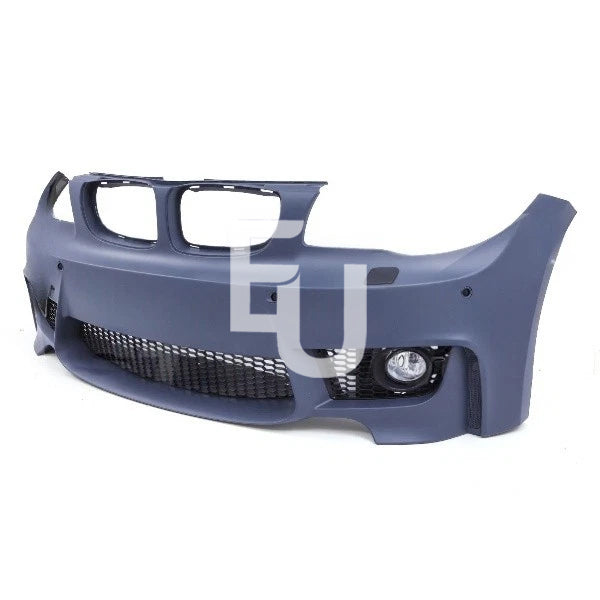 1M STYLE FRONT BUMPER COMPLETE FOG LIGHTS FOR BMW 1 SERIES E81 E82 E88 08-11
