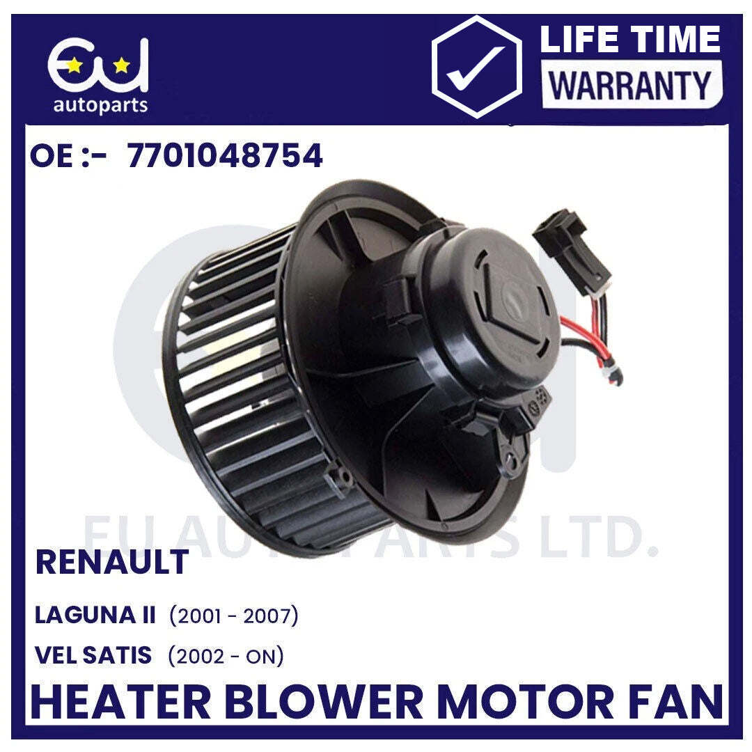 HEATER BLOWER FAN MOTOR FOR RENAULT LAGUNA MK2 01-07 VEL SATIS 02-23 OEM QUALITY