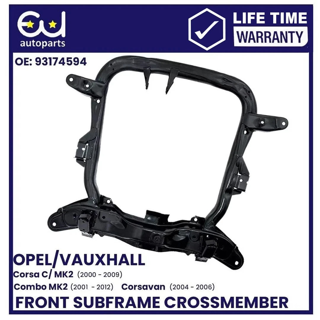 FOR OPEL VAUXHALL COMBO C CORSA C , MERIVA A TIGRA EXCLUDING DPF FRONT SUBFRAME AXLE CROSSMEMBER EXCLUDING DPF