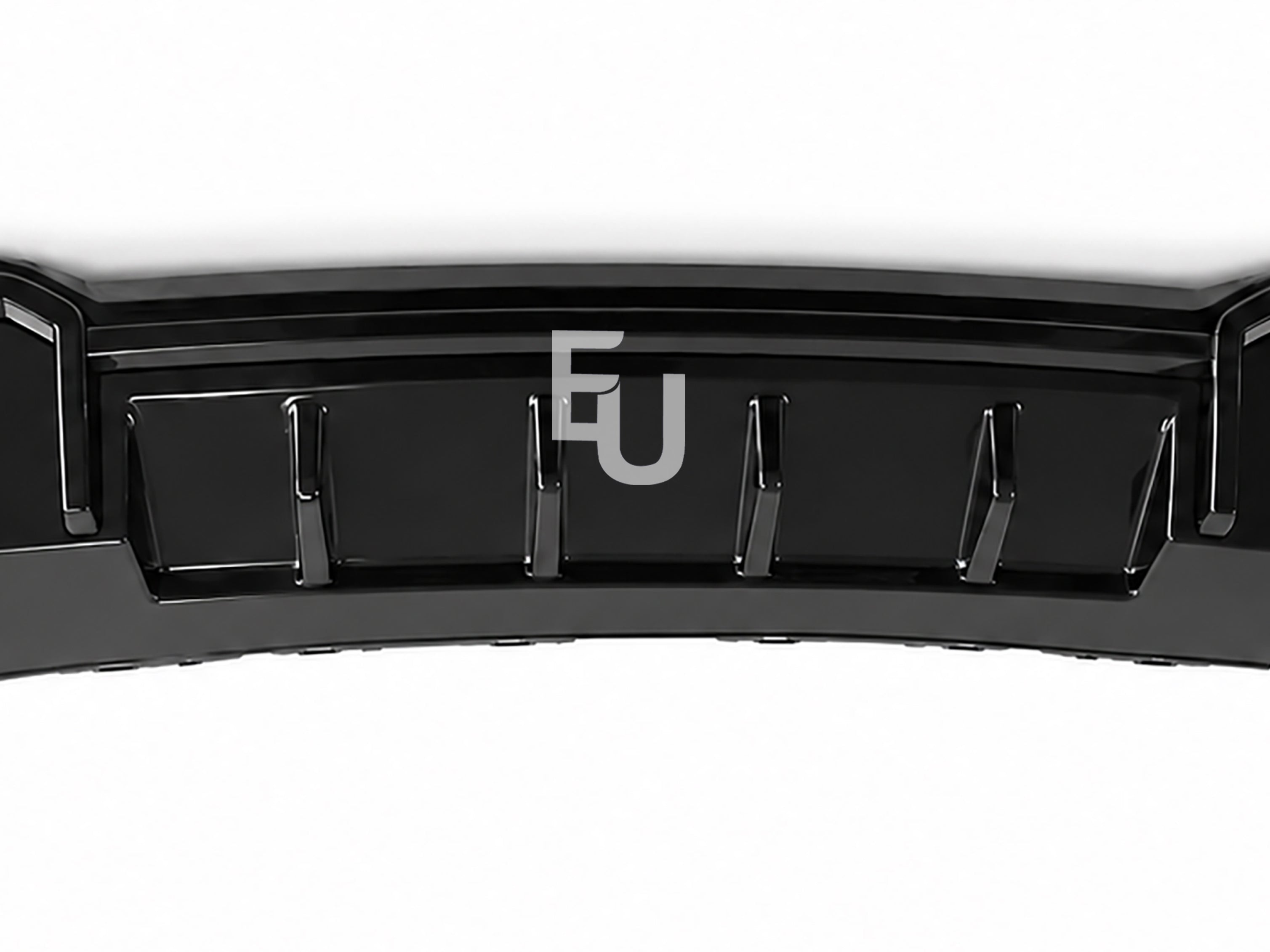 FOR AUDI A3 S-LINE 8V HATCHBACK RS3 LOOK REAR DIFFUSER WITH TAILPIPE BLACK 16-20