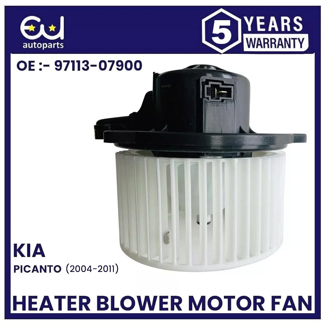 HEATER FAN BLOWER MOTOR ASSEMBLY FOR KIA PICANTO MK1 1.0 1.1 CRDI 2004-2011