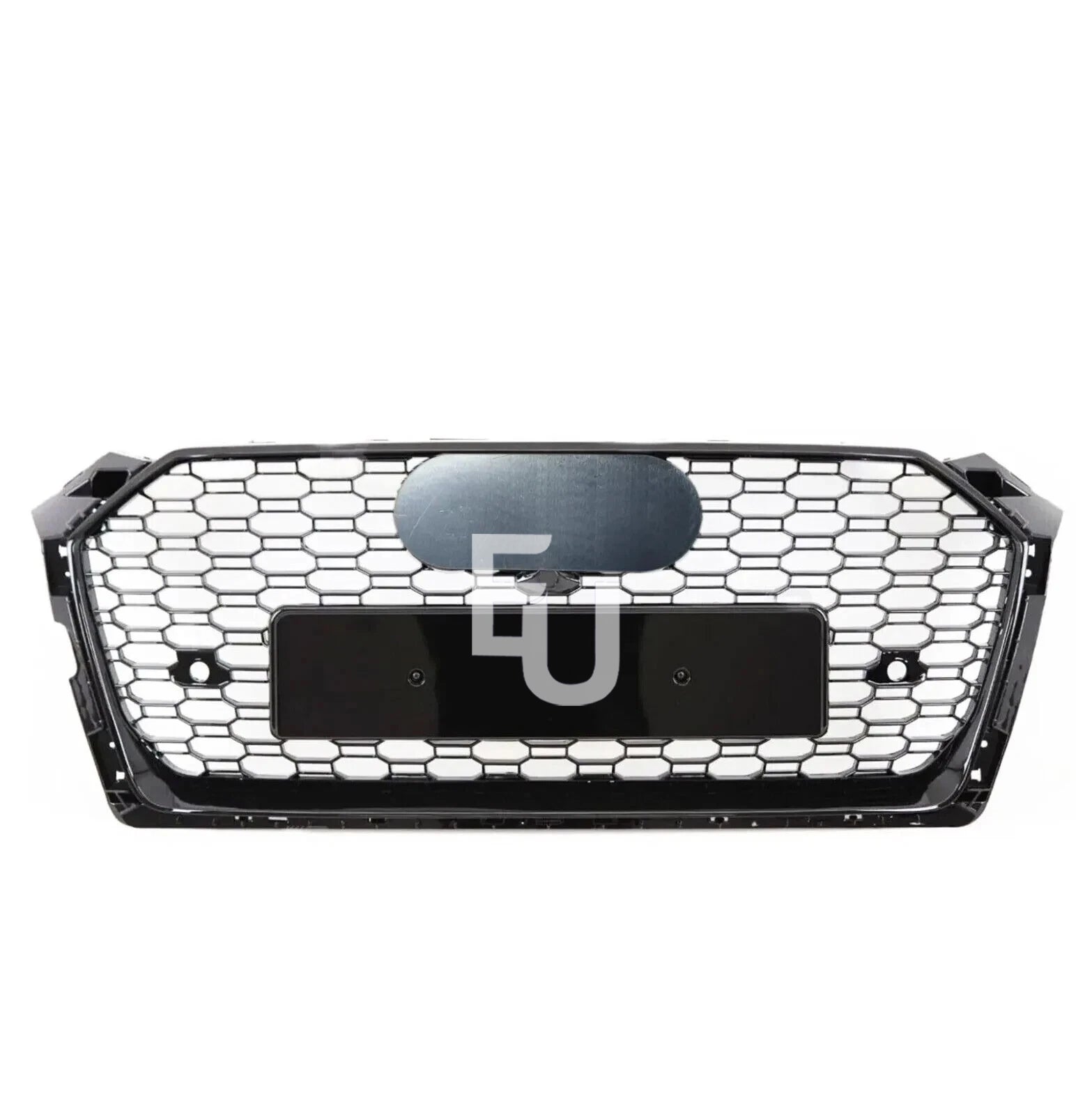 RS5 STYLE GLOSS HONEYCOMB RADIATOR BUMPER GRILLE GRILL FOR AUDI A5 S5 B9 2016-19