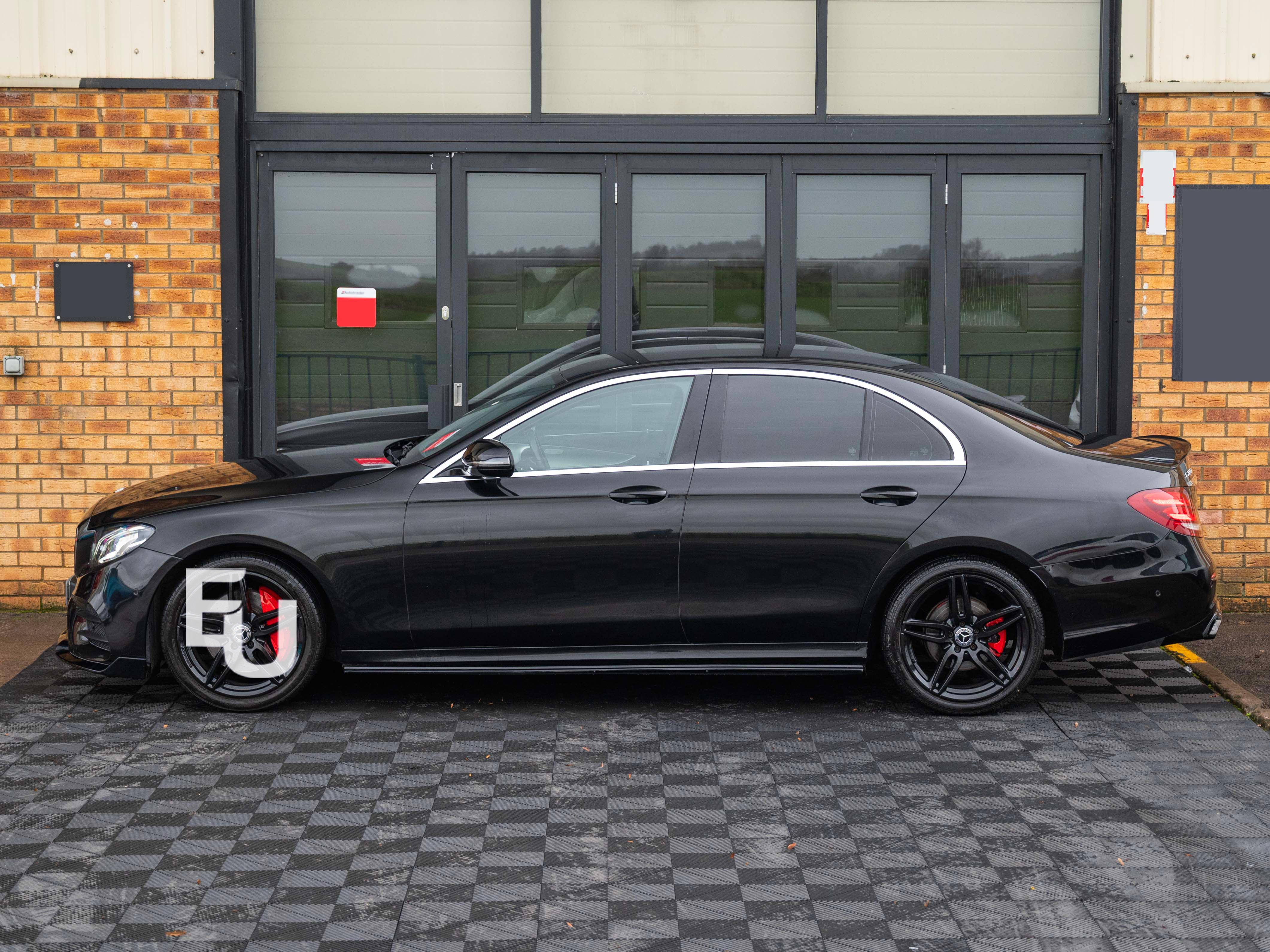FOR MERCEDES E CLASS W213 SIDE SKIRTS EXTENSIONS GLOSS BLACK 2016-2023