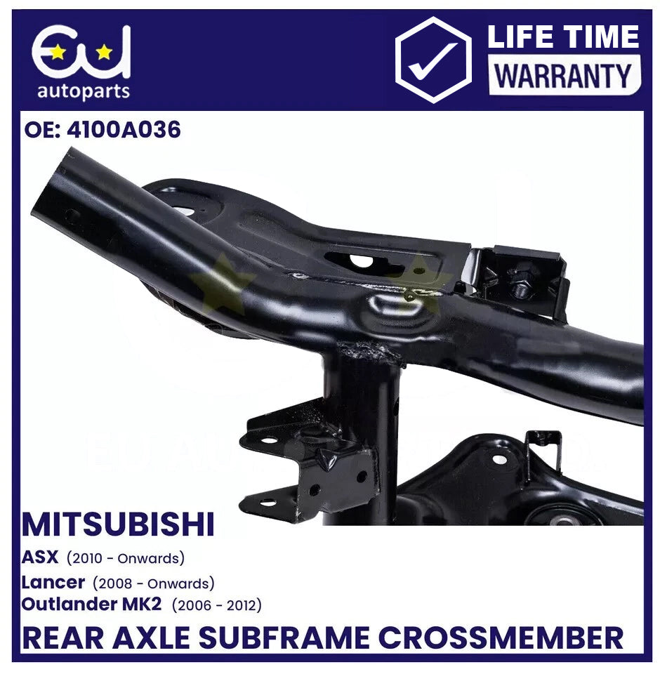 REAR AXLE SUBFRAME CROSSMEMBER FOR MITSUBISHI OUTLANDER MK2 LANCER MK8 ASX 4WD