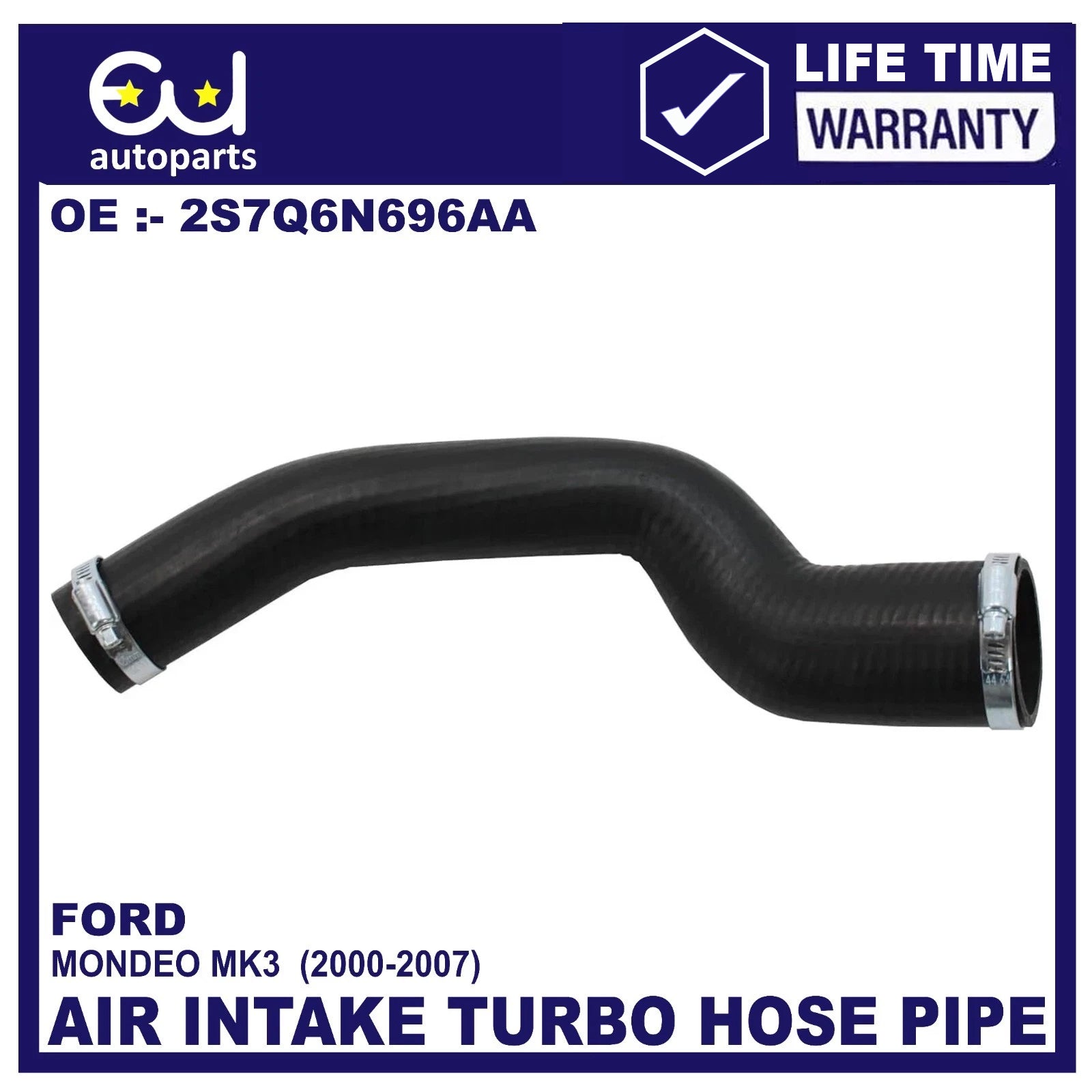 FOR FORD MONDEO MK3 2.0 2.2 TDCI EGR INTERCOOLER TURBO BOOST HOSE PIPE 1222831
