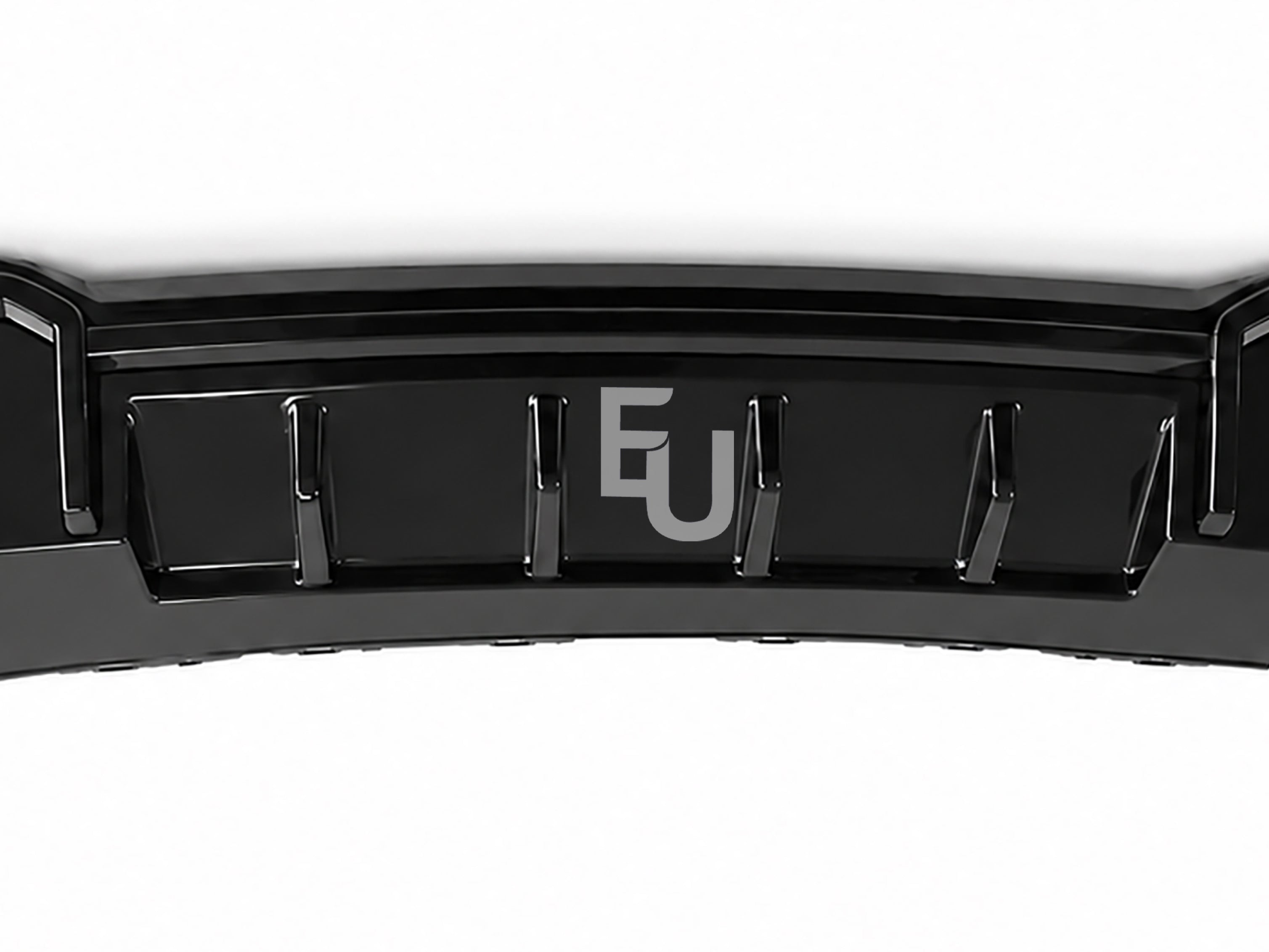 FOR AUDI A3 S-LINE 8V SEDAN RS3 LOOK REAR BUMPER DIFFUSER W/TAILPIPE BLACK 16-20