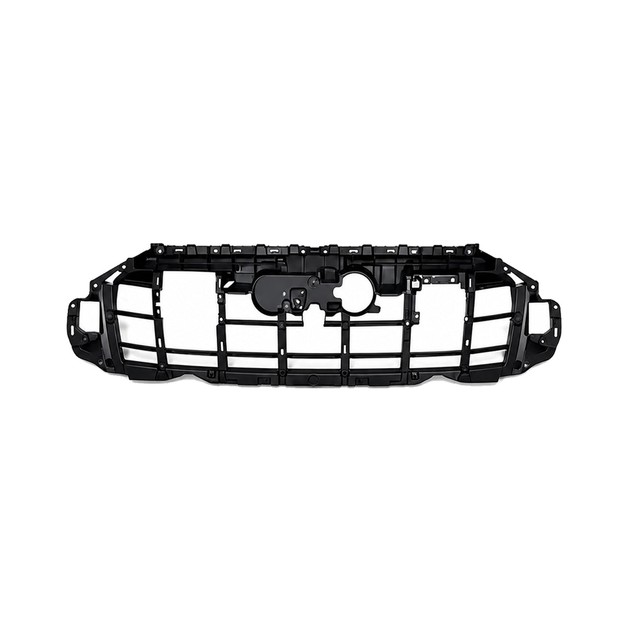 SQ7 STYLE FRONT BUMPER GRILL GRILLE FOR AUDI Q7 4M FACELIFT 2020-23 GLOSS BLACK