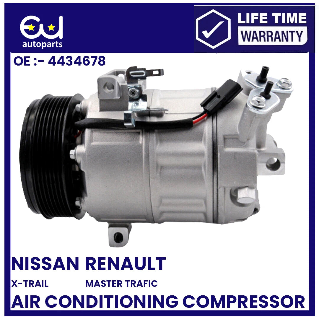 AIR CON AC COMPRESSOR FOR OPEL VAUXHALL VIVARO MOVANO NISSAN RENAULT TRAFIC MK2