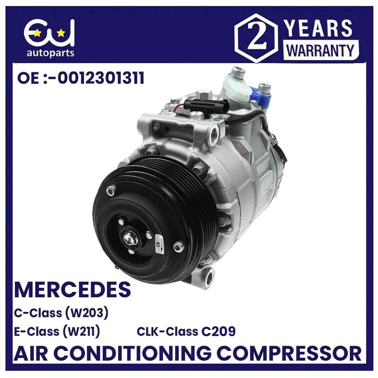 AIR CON AC COMPRESSOR PUMP FOR MERCEDES C E S CLASS W203 W211 CLK SPRINTER 3-T