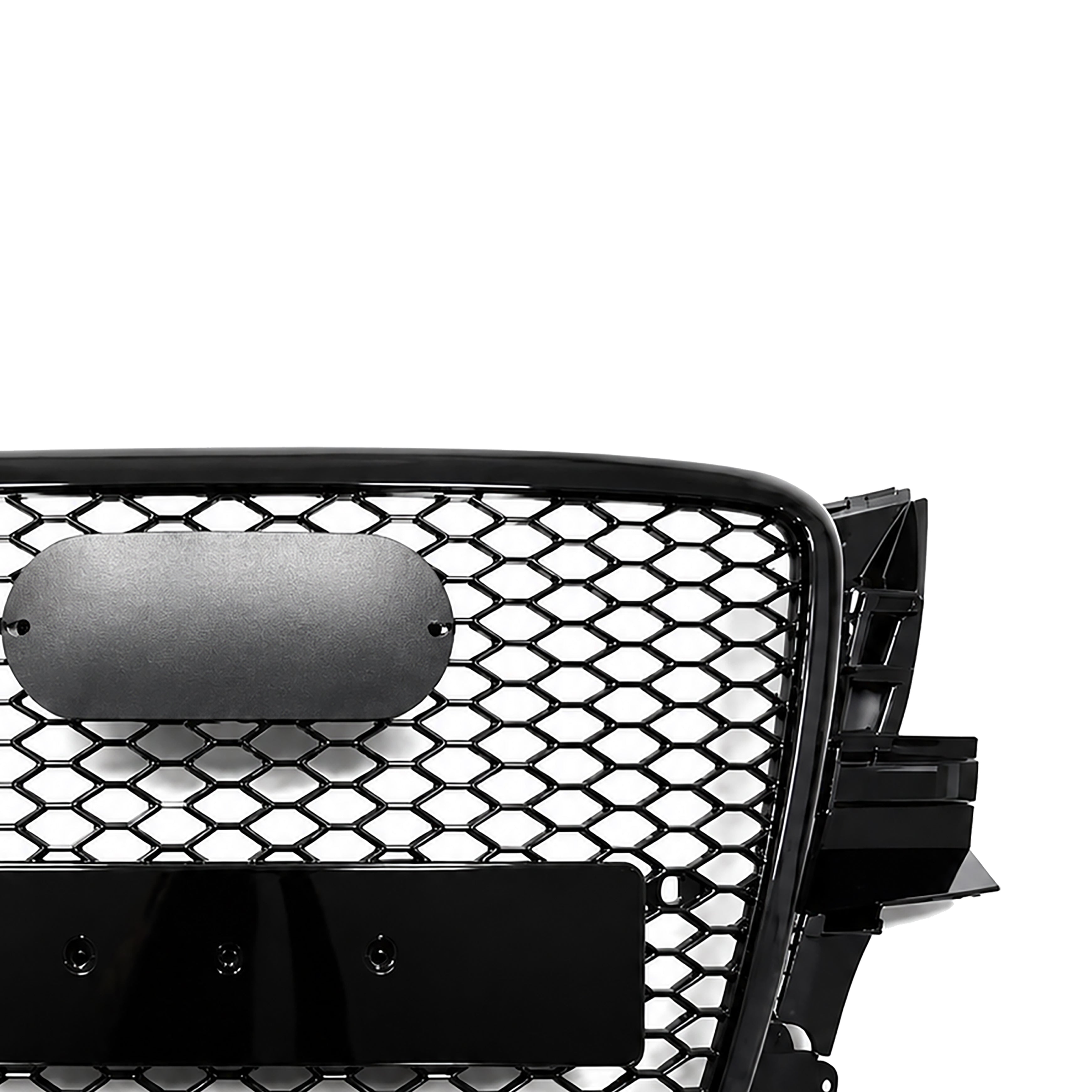 GLOSS BLACK RS STYLE HONEYCOMB FRONT MAIN GRILLE GRILL FOR AUDI Q5 2008-2012