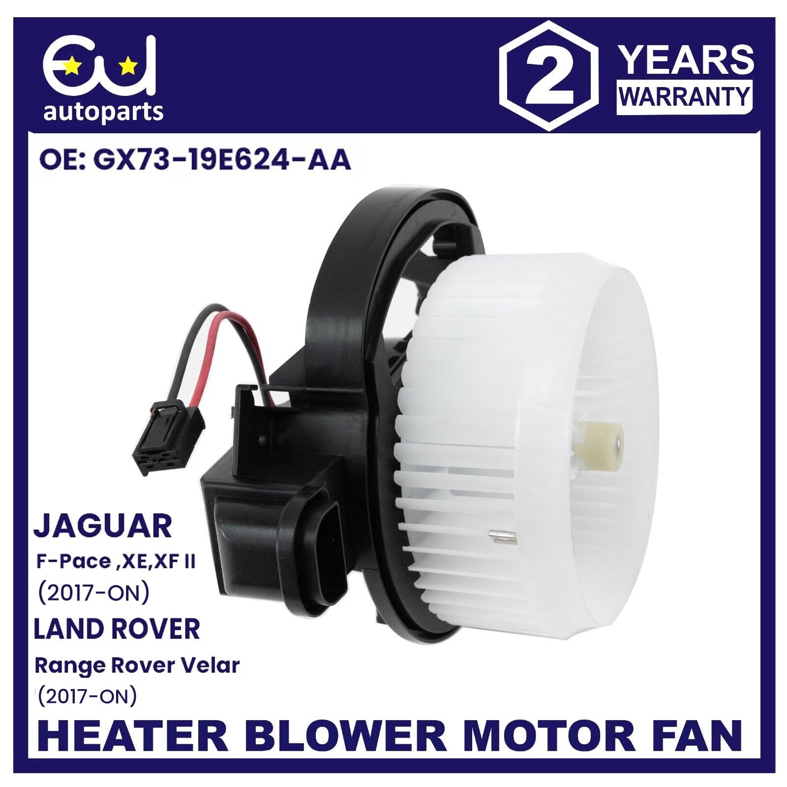 HEATER BLOWER MOTOR FAN FOR JAGUAR XF XE F-PACE X761 X260 RANGE ROVER VELAR L560