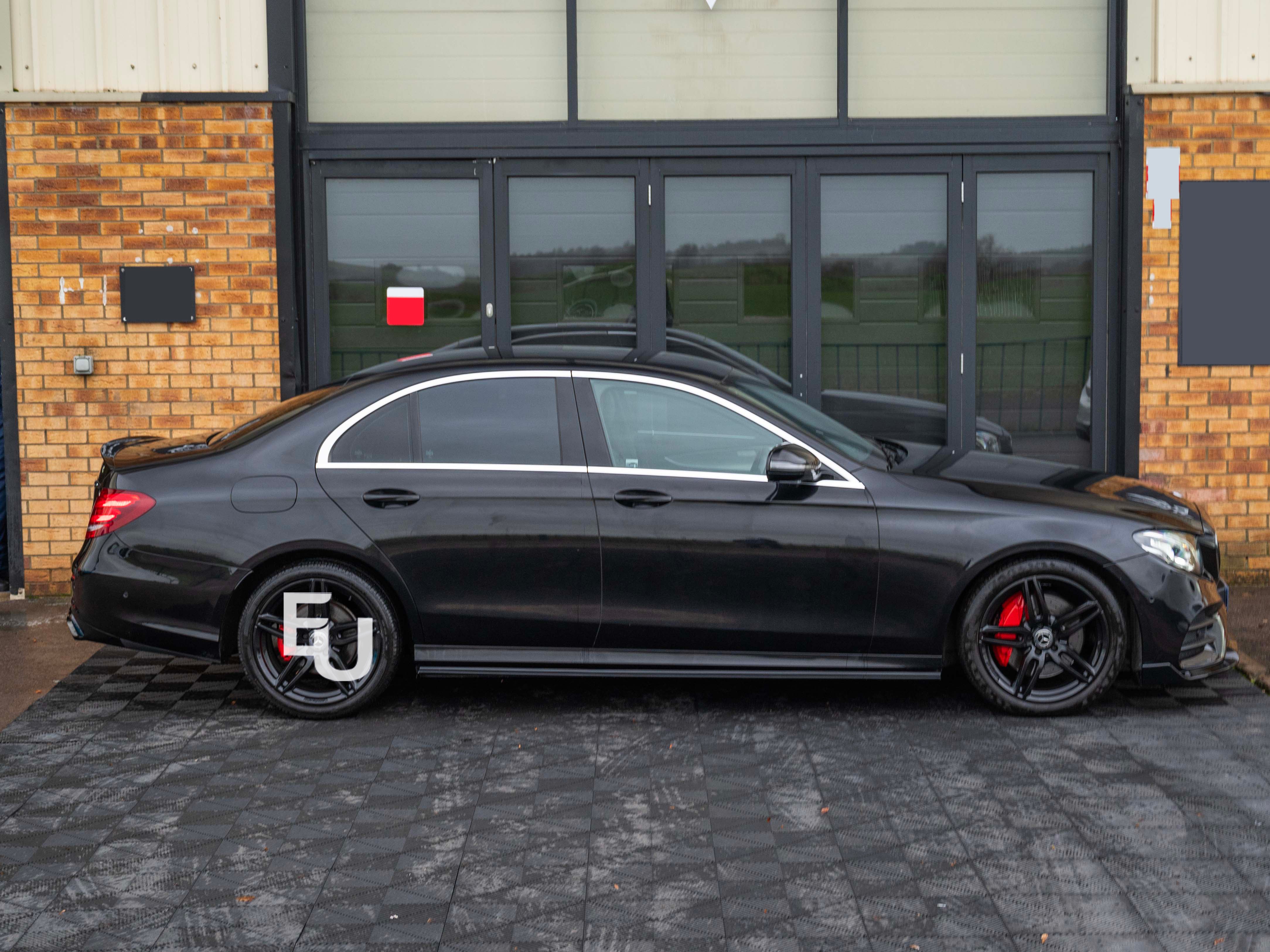 FOR MERCEDES E CLASS W213 SIDE SKIRTS EXTENSIONS GLOSS BLACK 2016-2023