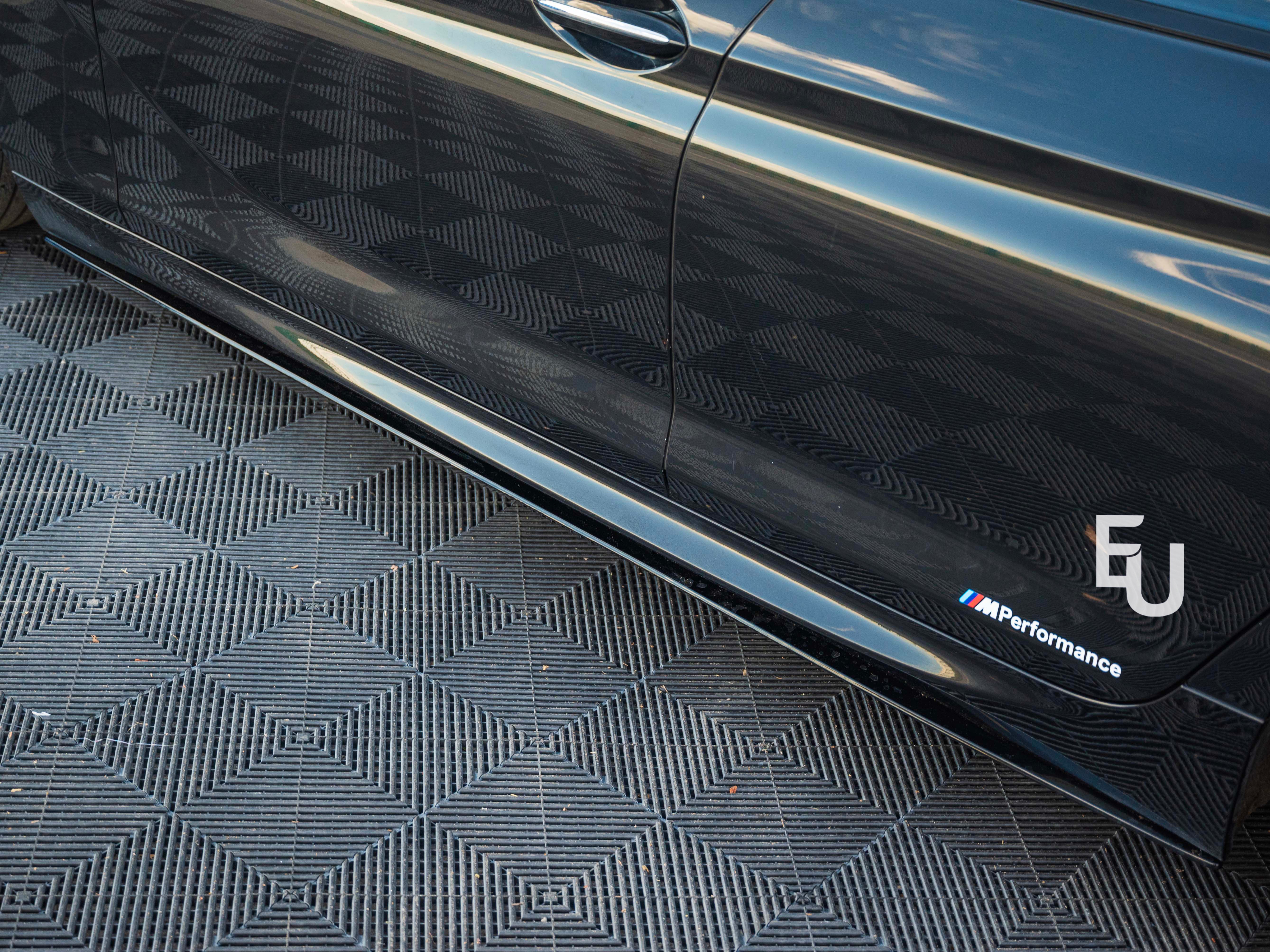FOR BMW 5 6 SERIES F10 F11 10-17 F06 F12 F13 12-18 MP STYLE SIDE SKIRT EXTENSION