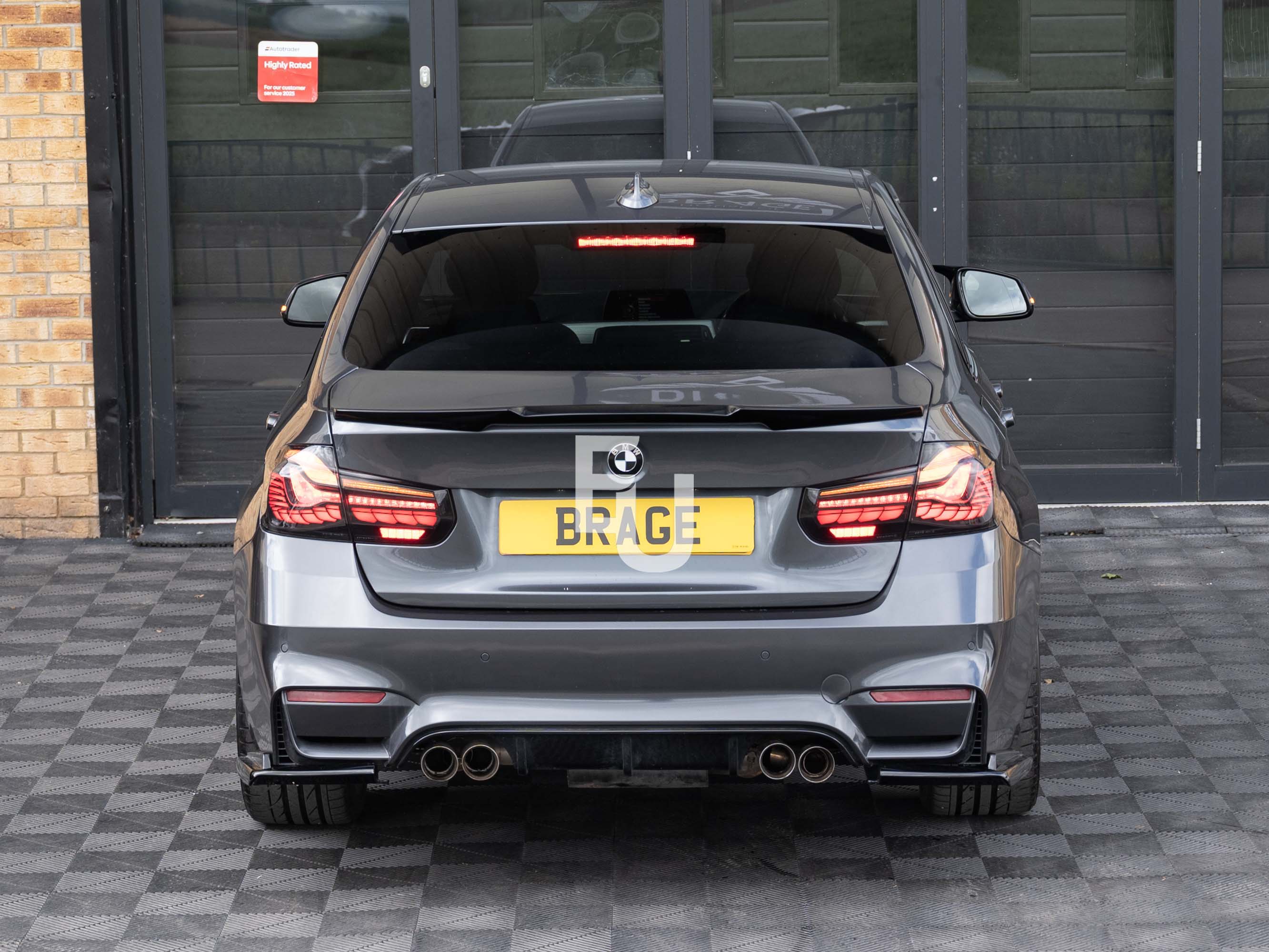 LED TAIL LIGHT SMOKED FOR BMW M3 SERIES F30 F35 F80 SEDAN 2012-18 REAR LAMP SET
