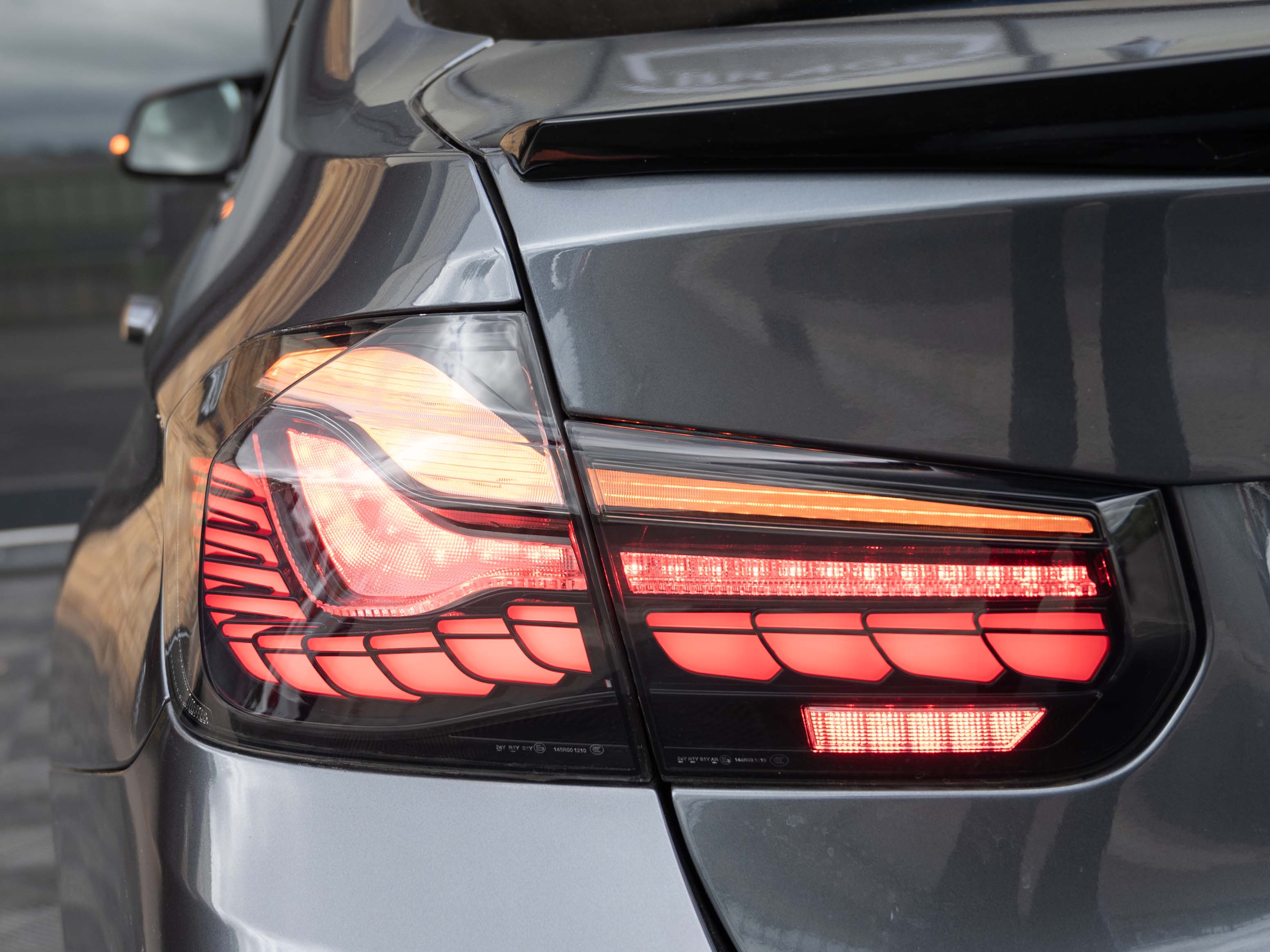 LED TAIL LIGHT SMOKED FOR BMW M3 SERIES F30 F35 F80 SEDAN 2012-18 REAR LAMP SET