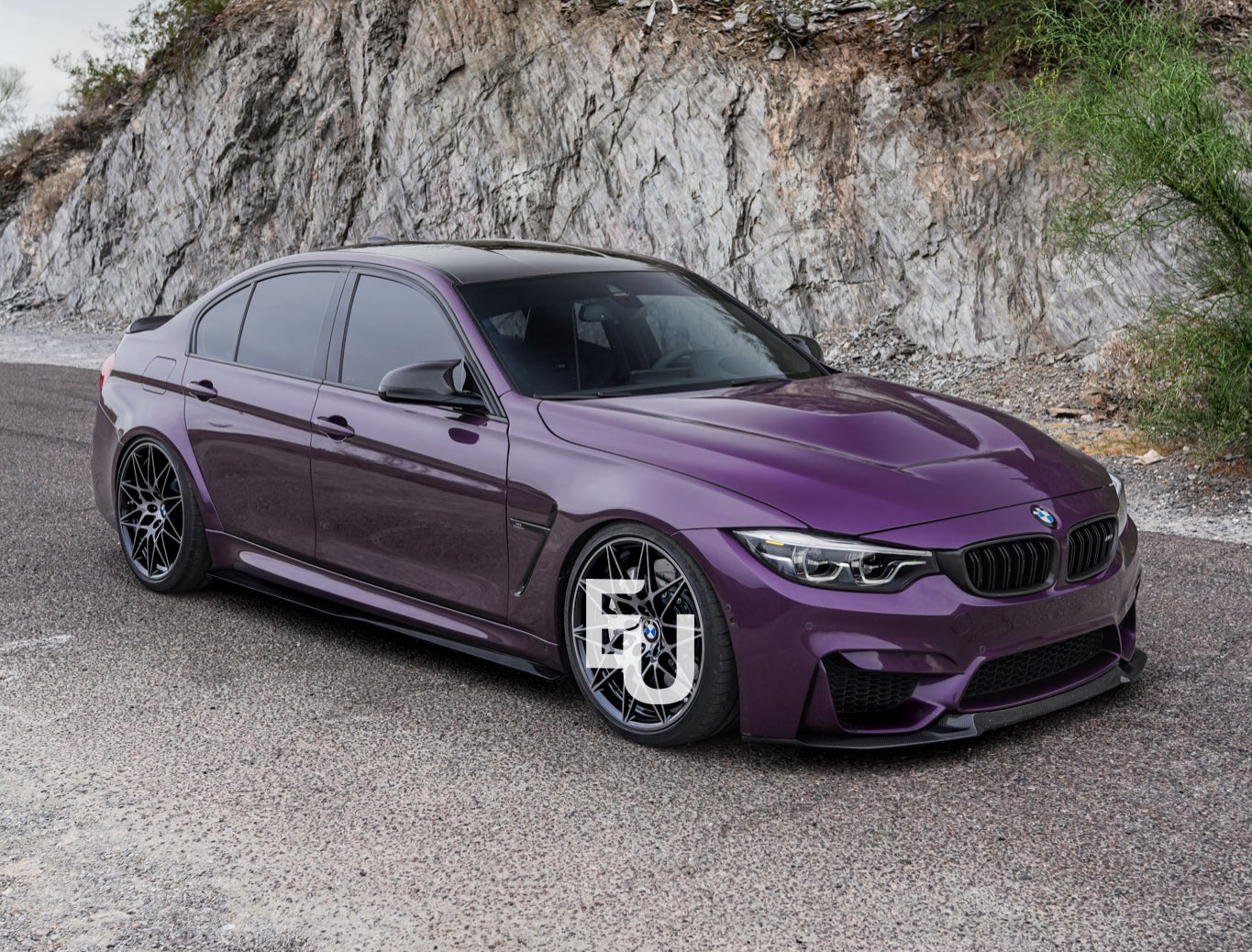 FOR BMW M3 M4 F80 F82 SIDE SKIRTS EXTENSION BLADE LIP GLOSS BLACK FIT 2013-2018