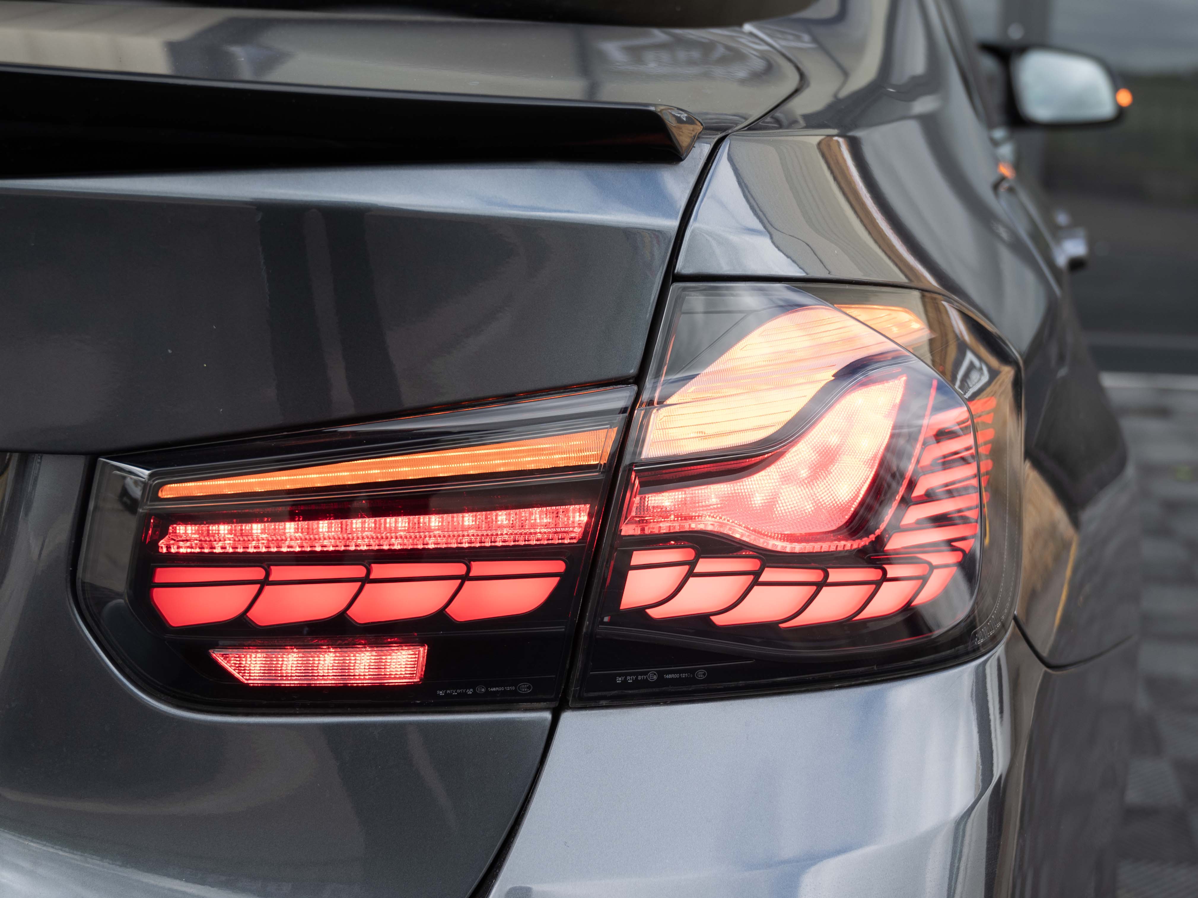 LED TAIL LIGHT SMOKED FOR BMW M3 SERIES F30 F35 F80 SEDAN 2012-18 REAR LAMP SET