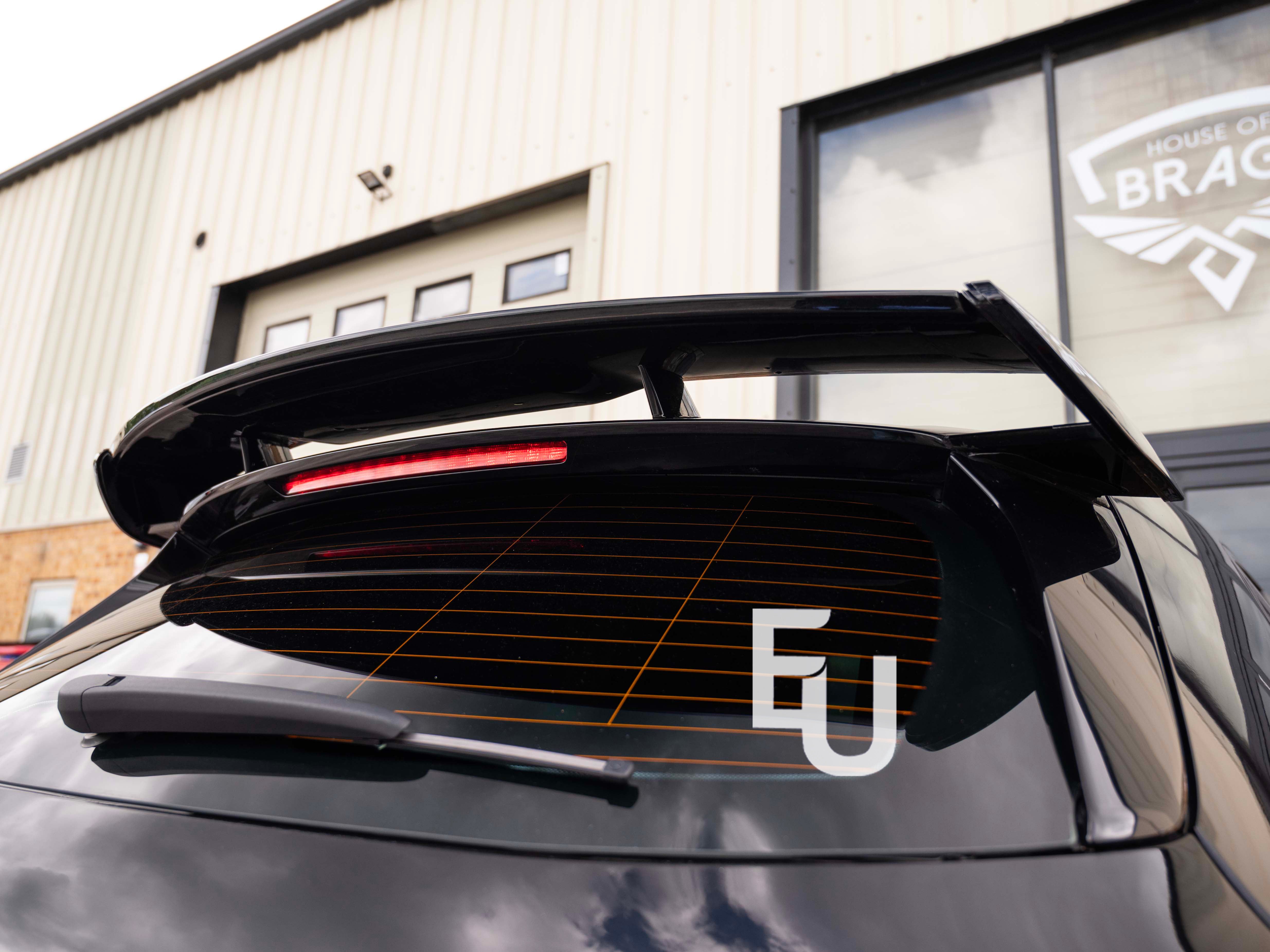 REAR BOOT SPOILER ROOF AMG STYLE FOR MERCEDES A CLASS W177 A45 2018+ GLOSS BLACK