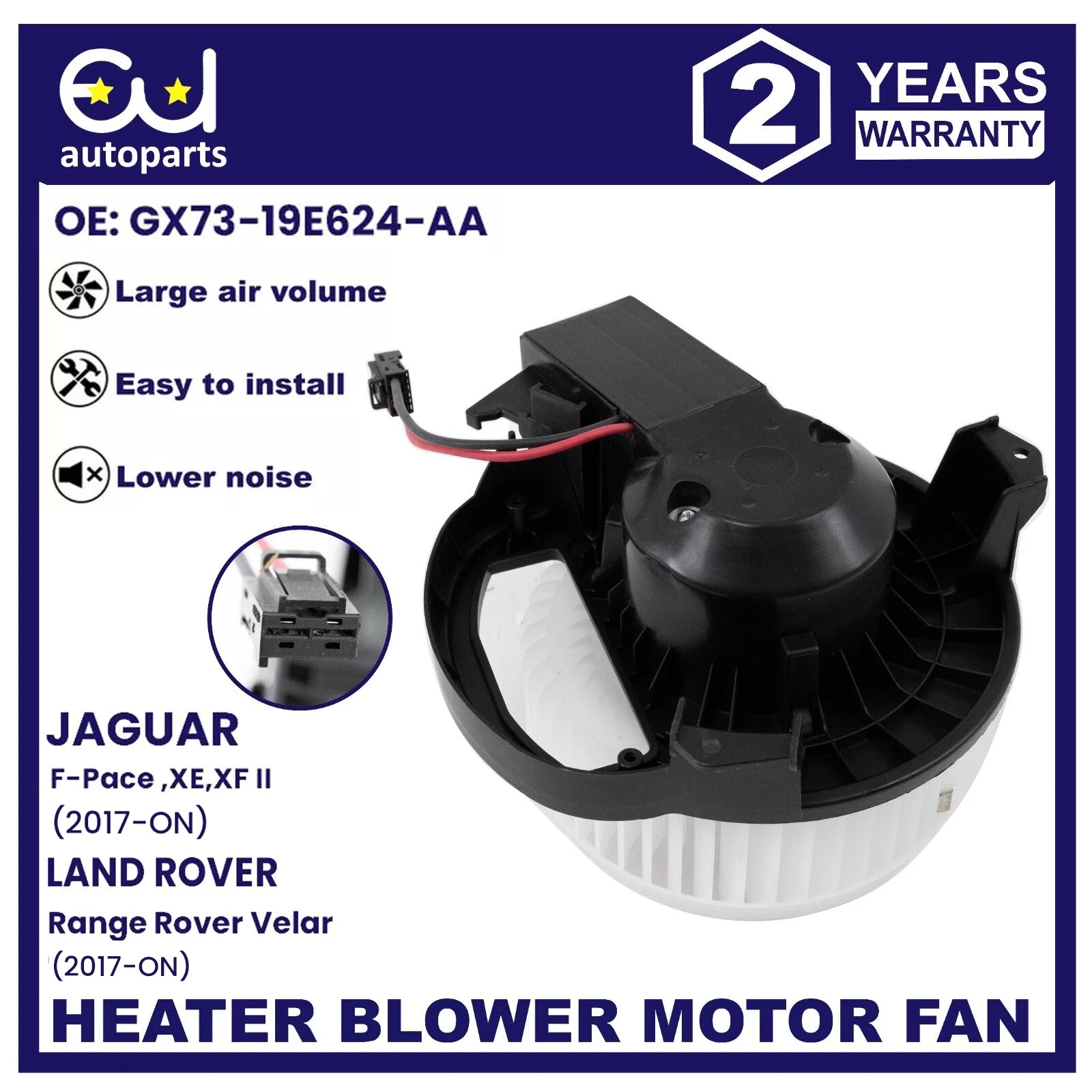 HEATER BLOWER MOTOR FAN FOR JAGUAR XF XE F-PACE X761 X260 RANGE ROVER VELAR L560