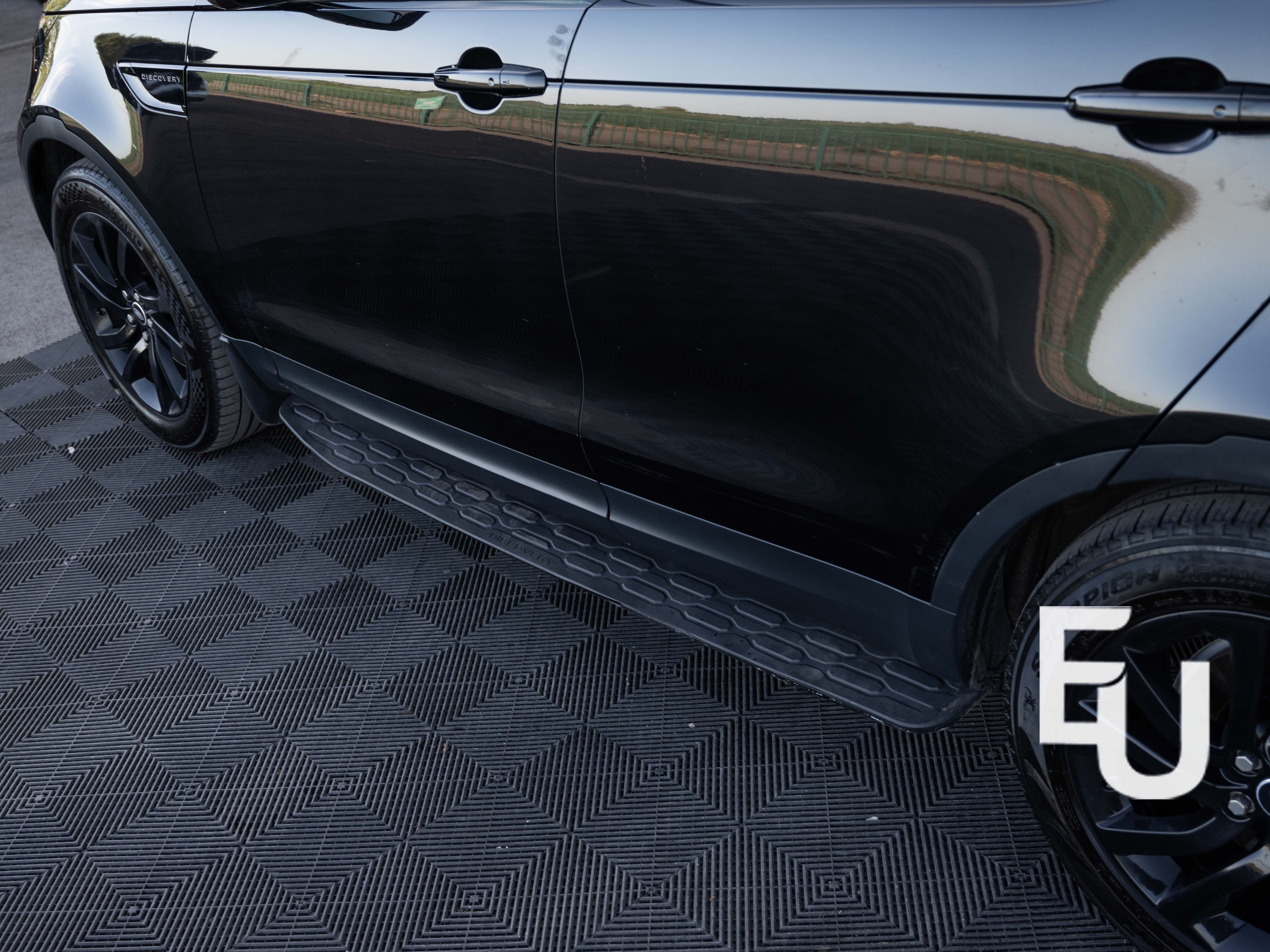 FOR LAND ROVER DISCOVERY 5 L462 SIDE STEPS RUNNING BOARDS 100% LEQUER BLACK 16+