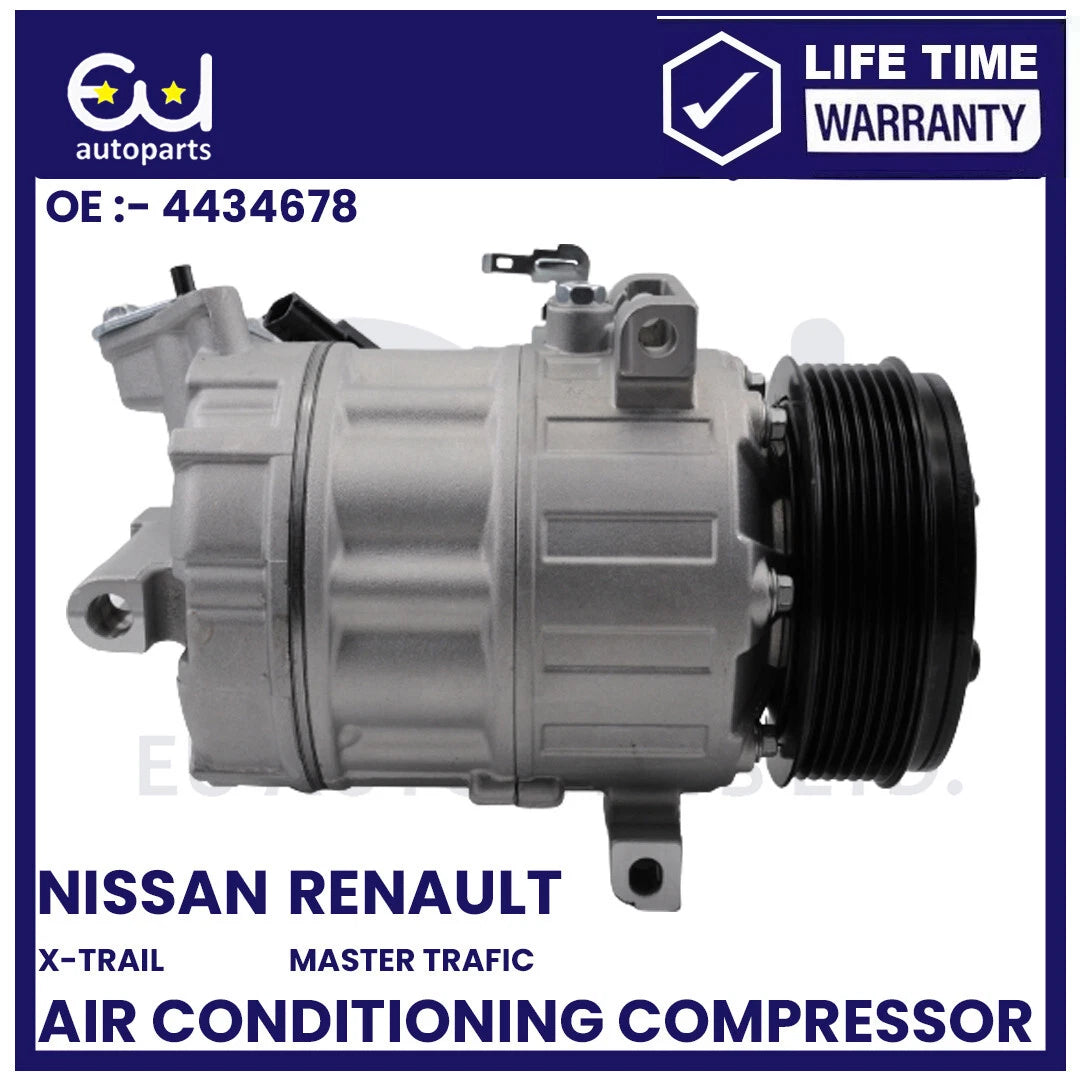 AIR CON AC COMPRESSOR FOR OPEL VAUXHALL VIVARO MOVANO NISSAN RENAULT TRAFIC MK2