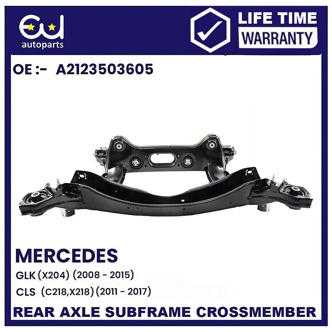 REAR AXLE SUBFRAME CROSSMEMBER FOR MERCEDES E-CLASS C207 S212 W212 2009-16 BOLTS