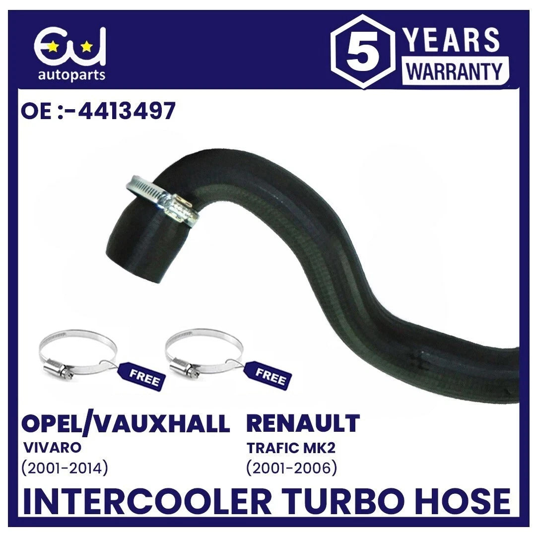 INTERCOOLER TURBO HOSE PIPE FOR RENAULT TRAFIC VIVARO PRIMASTAR 1.9 DCI 4413497