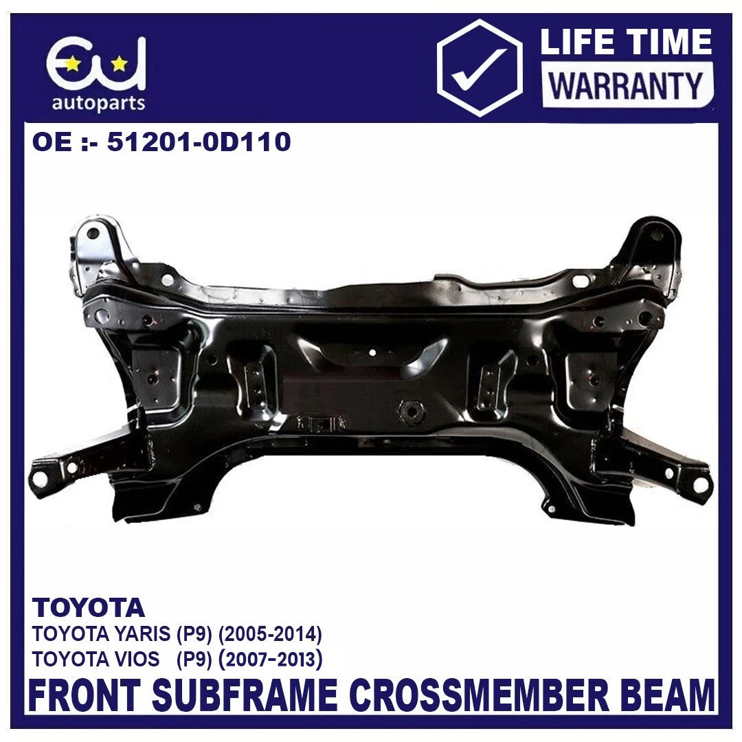 FRONT SUBFRAME CROSSMEMBER FOR TOYOTA YARIS/VITZ VIOS 2005-2014 51201-0D090