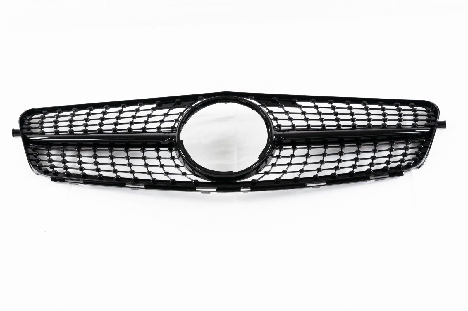 FOR MERCEDES BENZ C CLASS W204 S204 C204 07-15 FRONT GRILLE GRILL DIAMOND BLACK