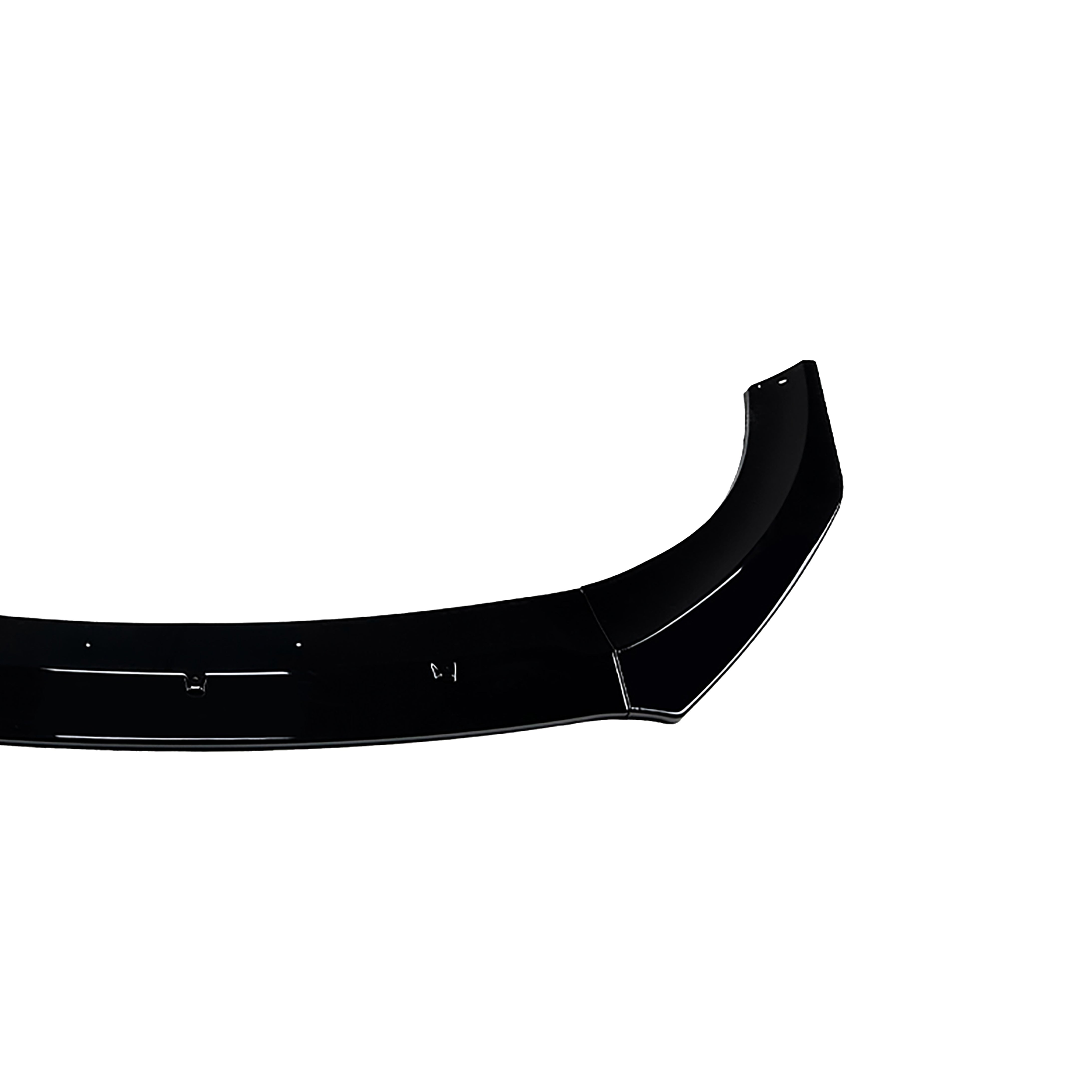 FOR FORD FIESTA MK8 TITANIUM FRONT BUMPER SPLITTER SPOILER LIP GLOSS BLACK 2018+