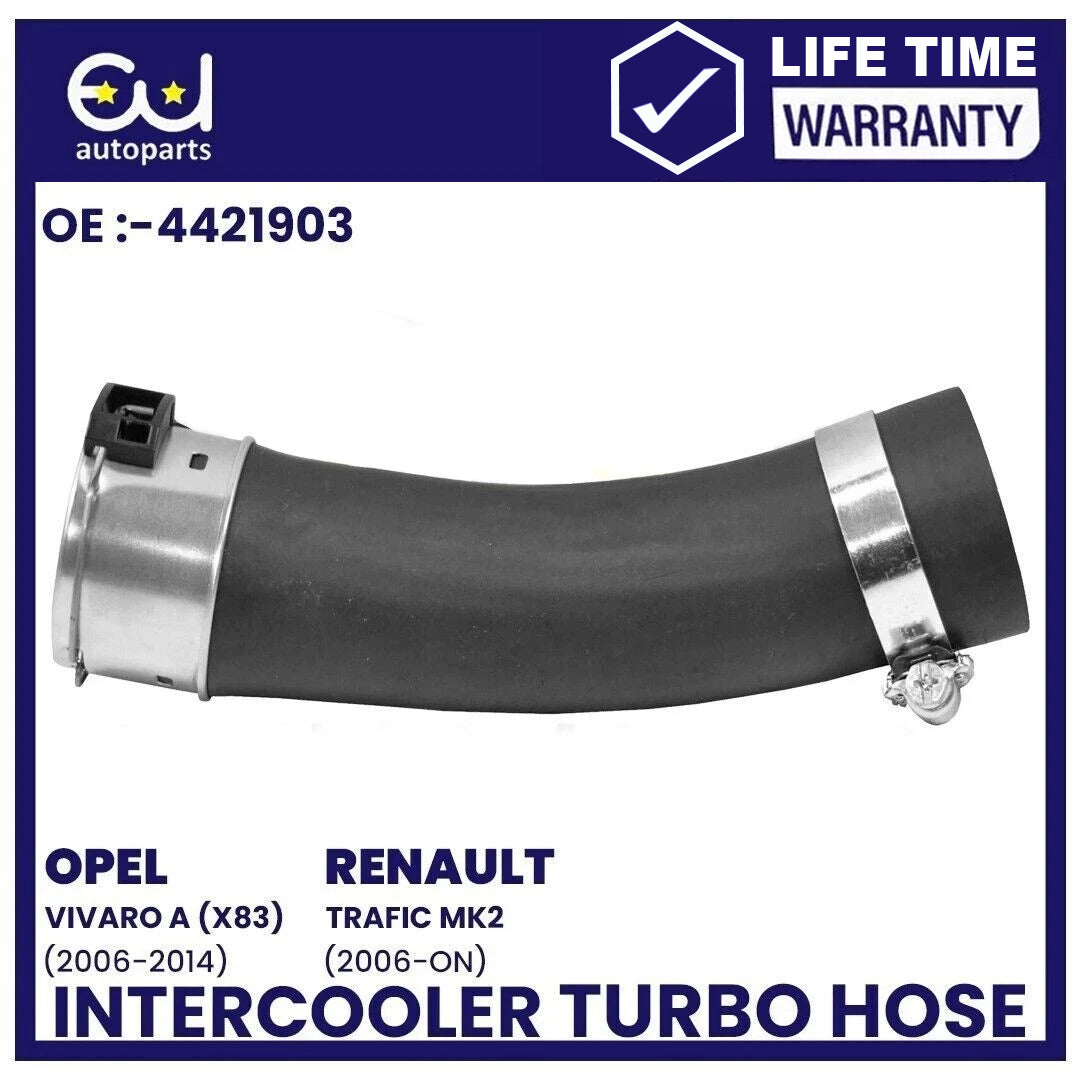 INTERCOOLER TURBO HOSE PIPE FOR VAUXHALL VIVARO 2.0 CDTI 4421903, 93857913