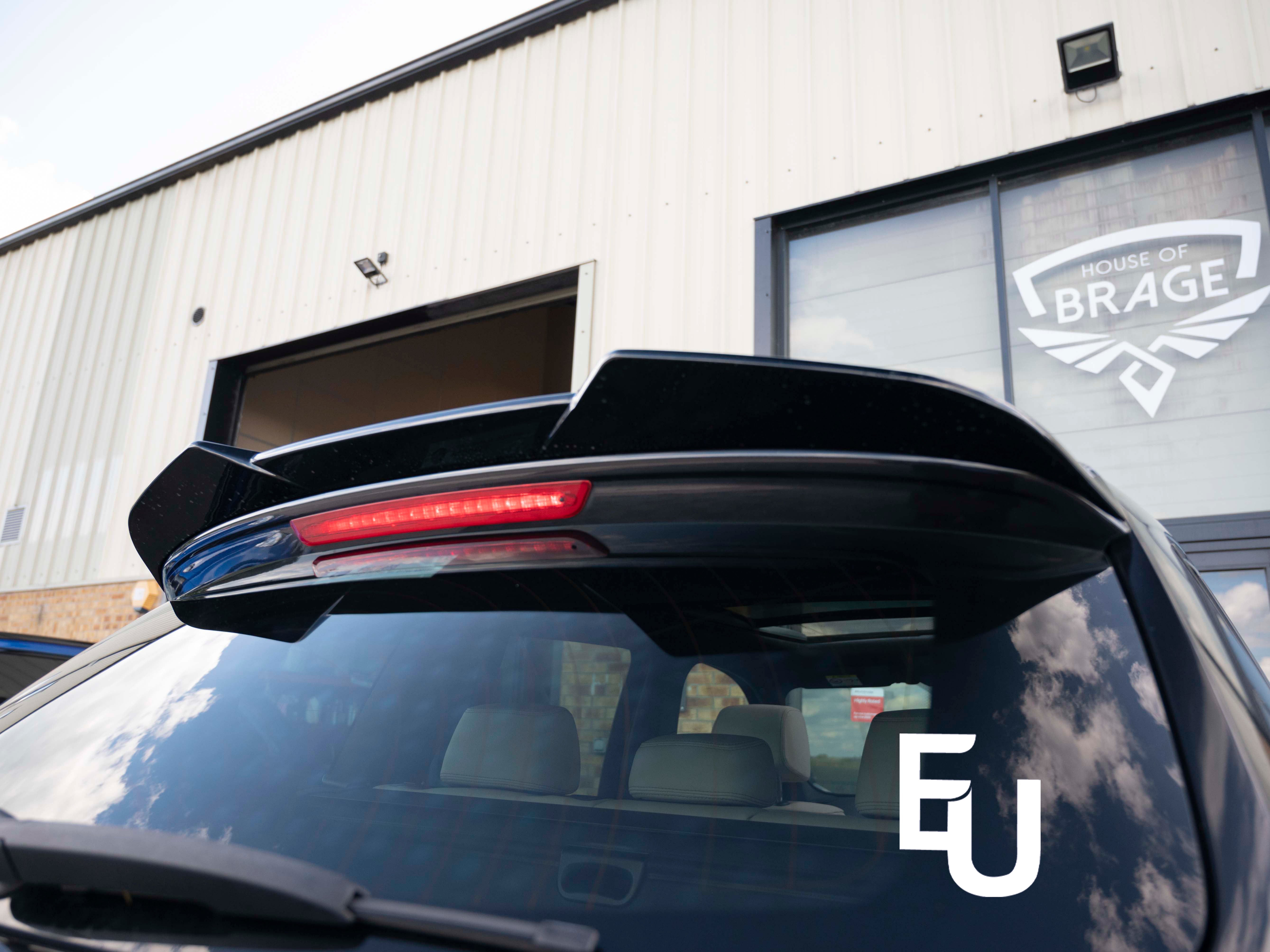 FOR BMW X3 F25 REAR SPOILER LIP ROOF WING GLOSS BLACK 2011-2017