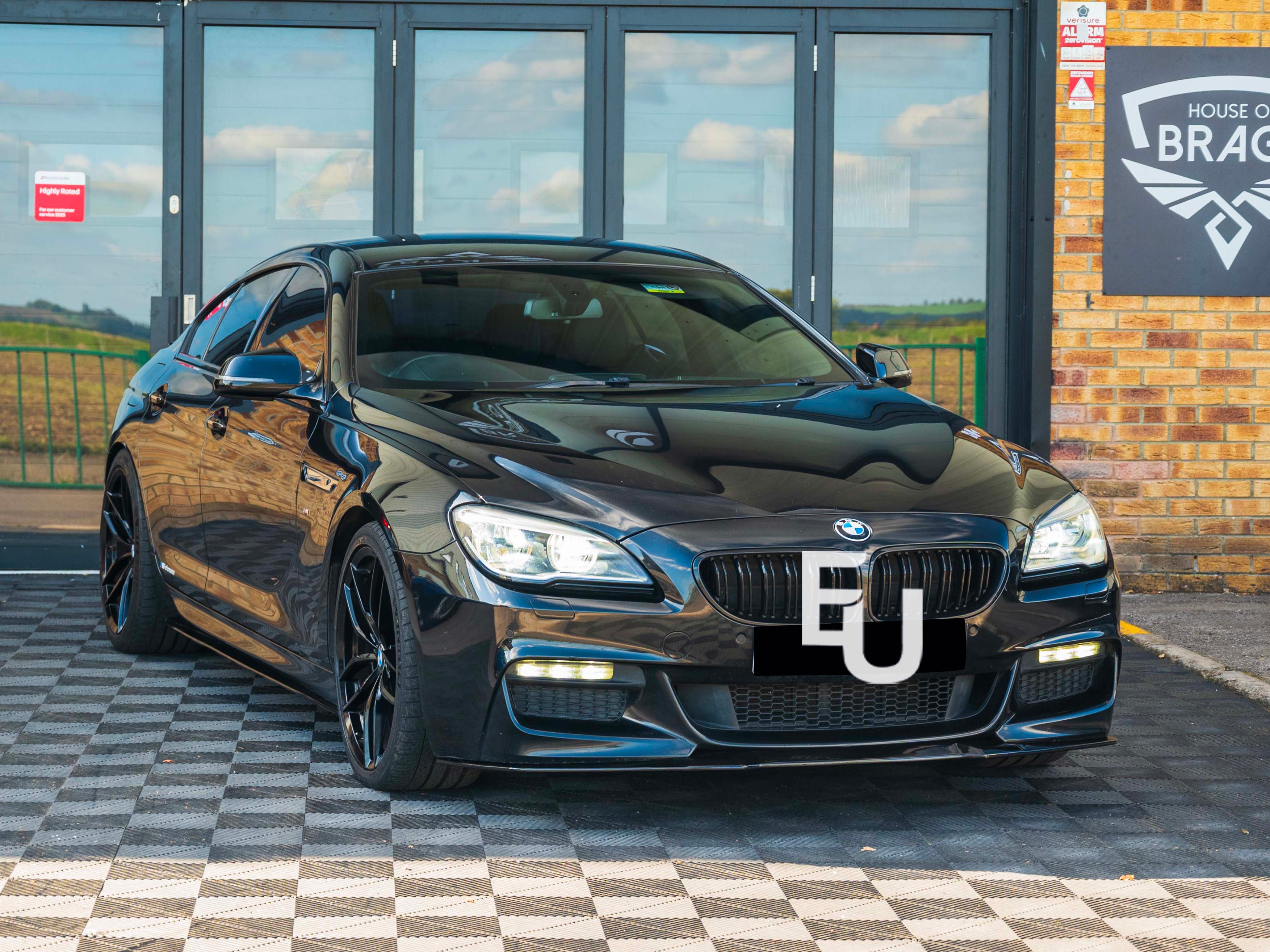 FOR BMW 6 SERIES F06 F12 F13 M SPORT GLOSSY FRONT BUMPER LIP SPLITTER 2012-2018