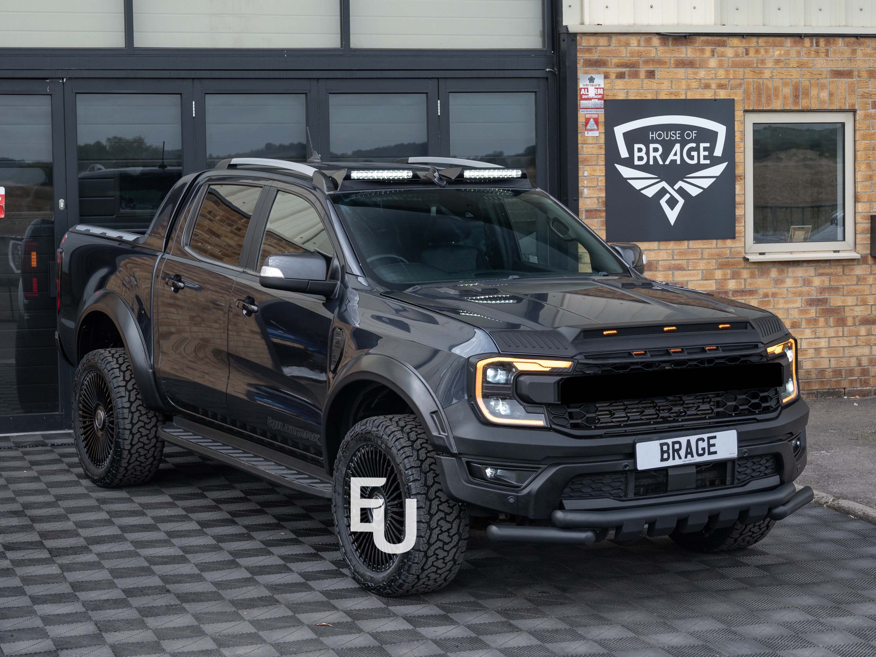 T9 2023+ RAPTOR CONVERSION FRONT BUMPER BONNET BODYKIT FOR FORD RANGER T6 T7 T8