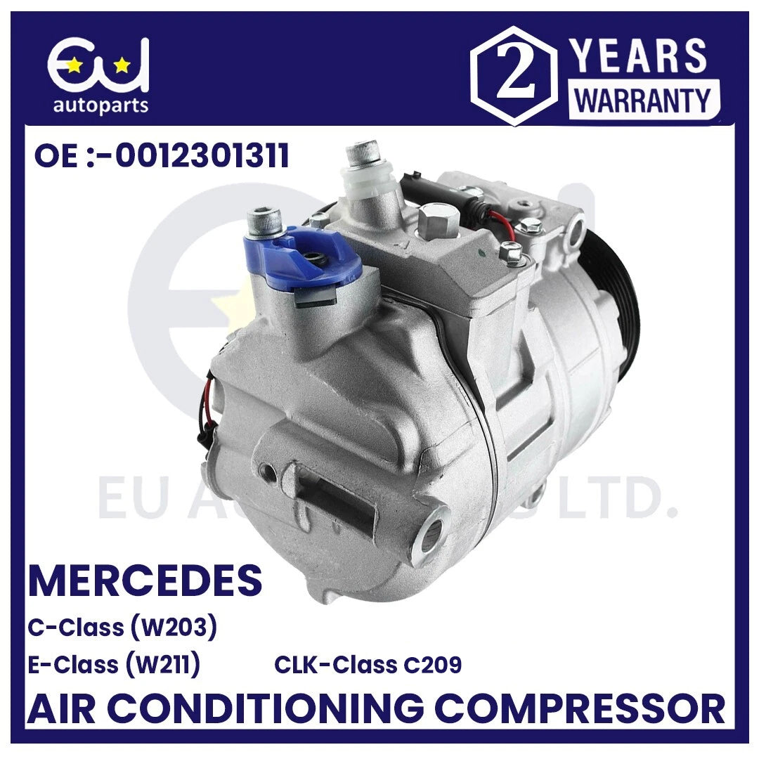 AIR CON AC COMPRESSOR PUMP FOR MERCEDES C E S CLASS W203 W211 CLK SPRINTER 3-T