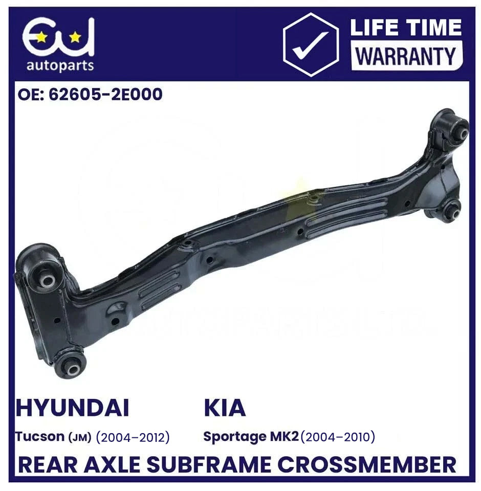 REAR AXLE SUBFRAME CROSSMEMBER FOR HYUNDAI TUCSON 04-12 ONLY 2WD (rubber mounts)