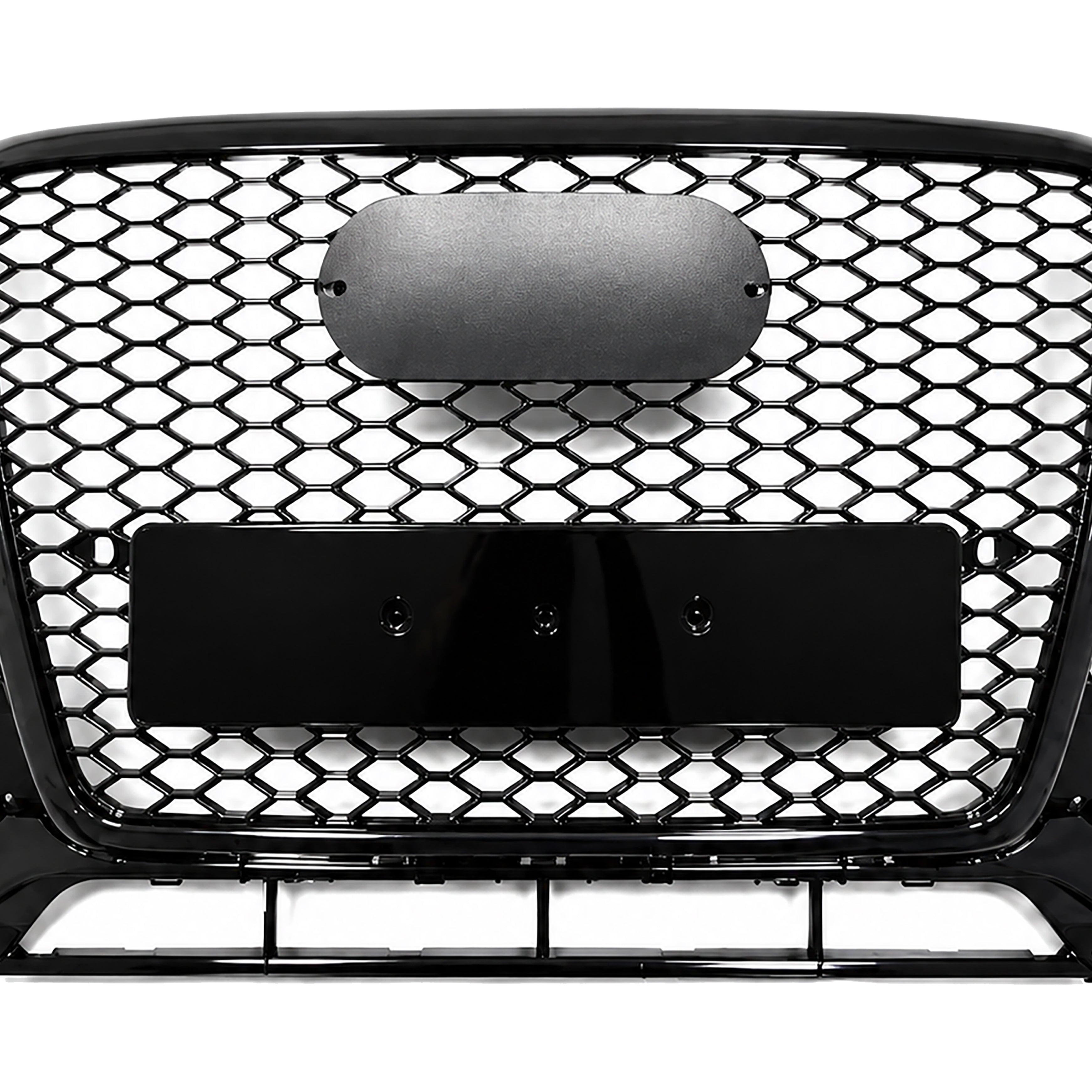 GLOSS BLACK RS STYLE HONEYCOMB FRONT MAIN GRILLE GRILL FOR AUDI Q5 2008-2012
