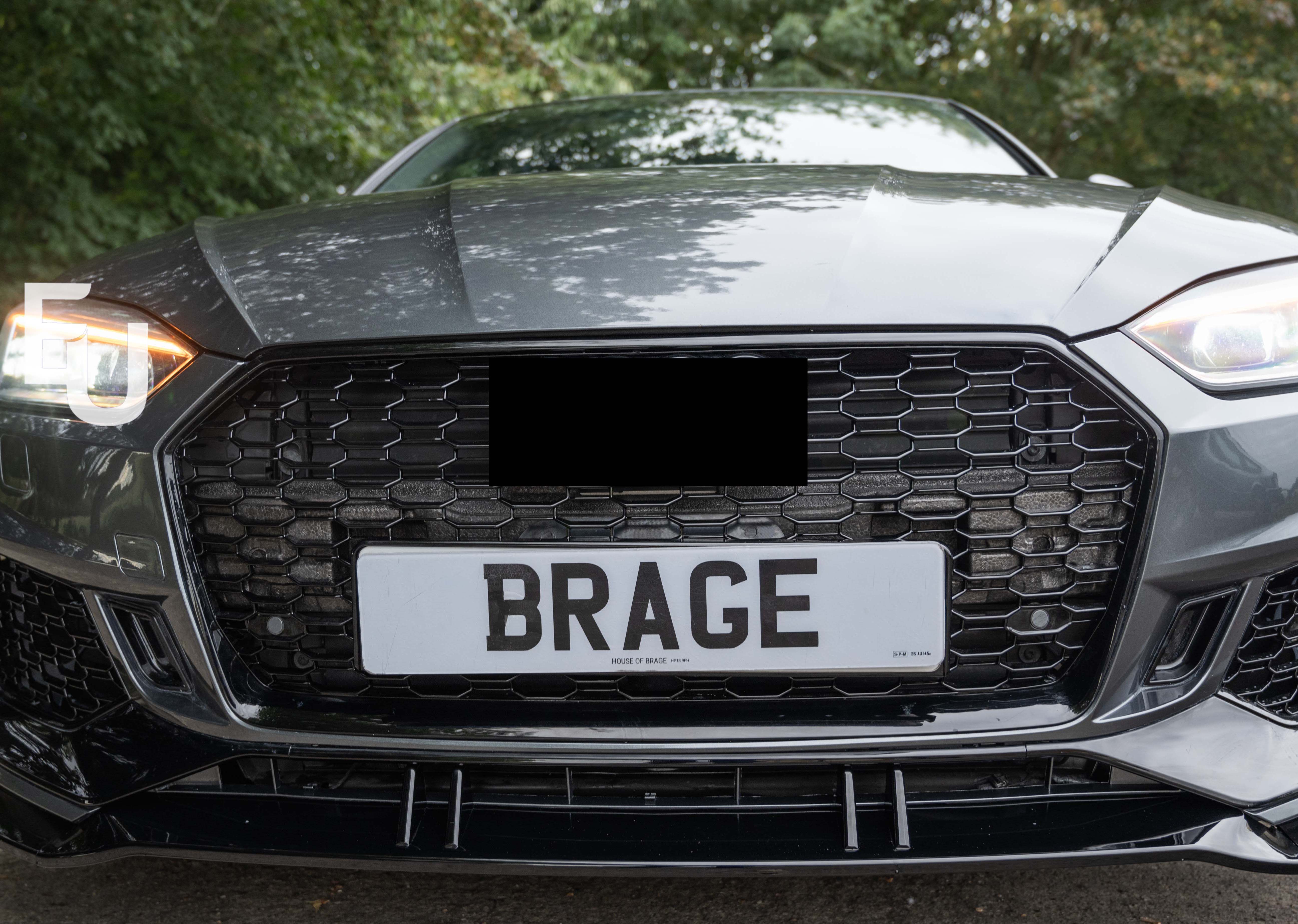 RS5 LOOK FRONT SPLITTER BUMPER BODY KIT GRILLE FOR AUDI A5 S5 B9 8W 2017-2020
