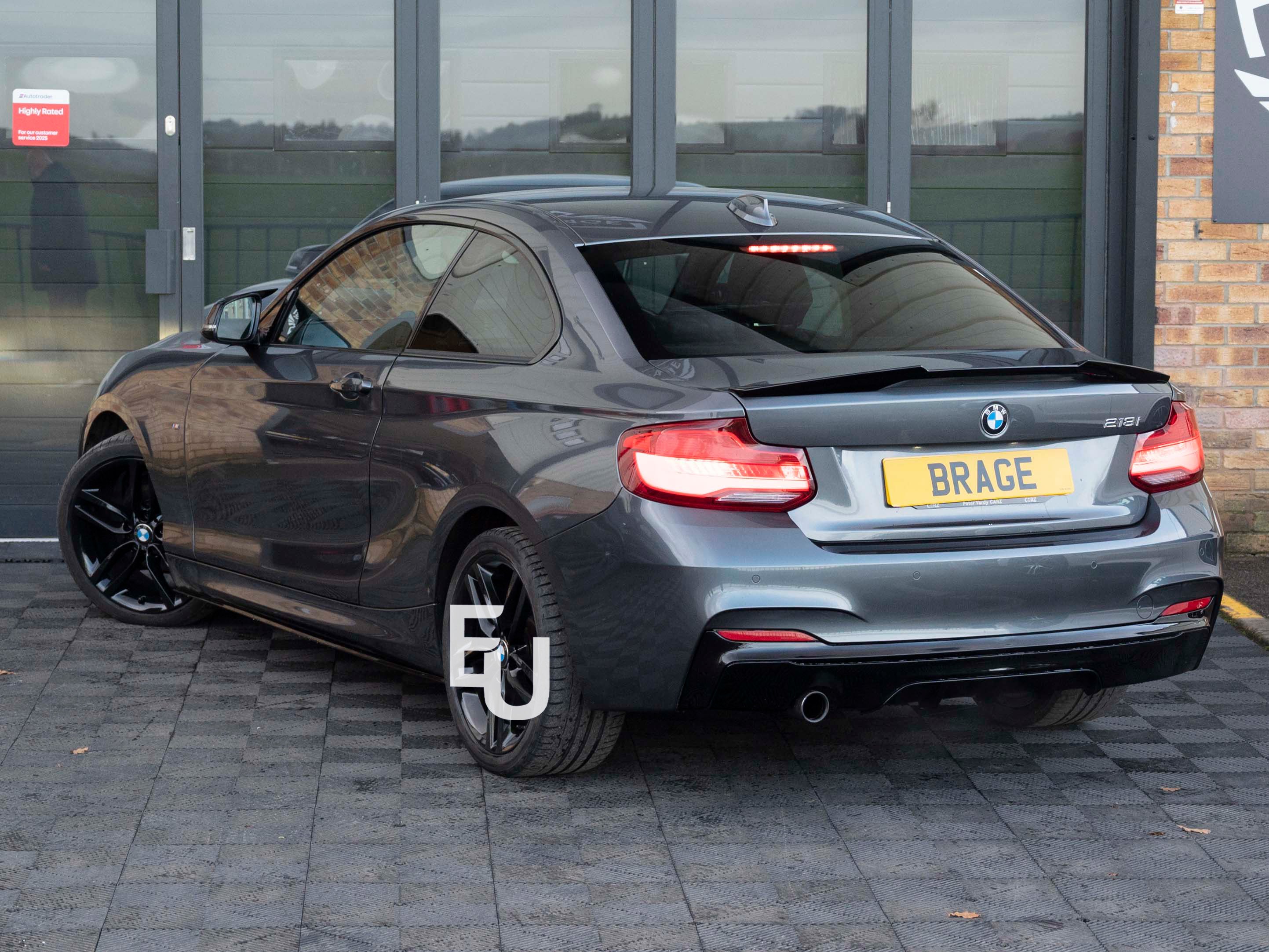 FOR BMW 2 SERIES F22 F23 SIDE SKIRTS EXTENSION LIP BLADES GLOSS BLACK 2014-2021