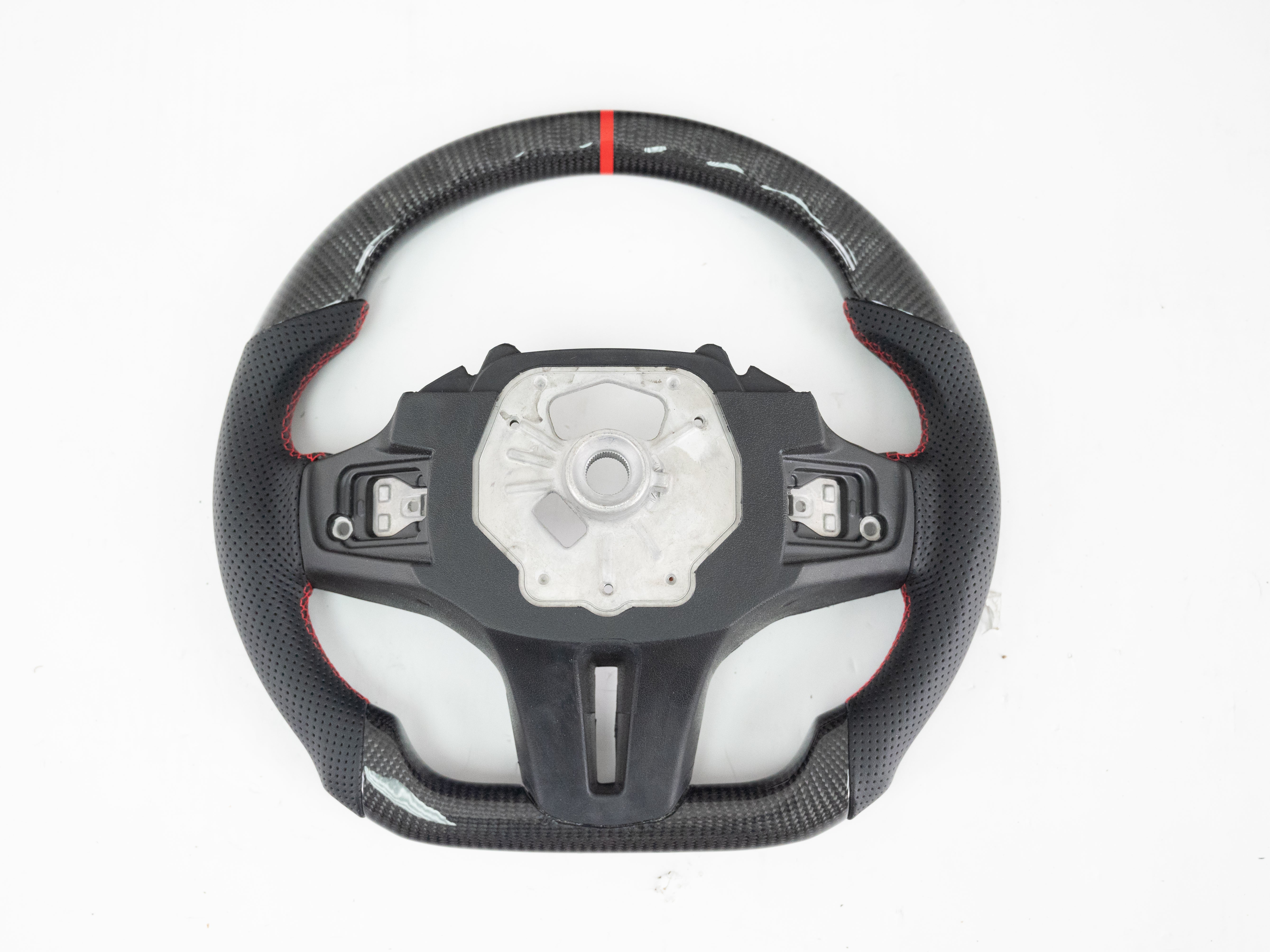 FOR BMW F39 G30 G31 G01 G05 G06 G07 G80 REAL CARBON FIBER HEATED STEERING WHEEL