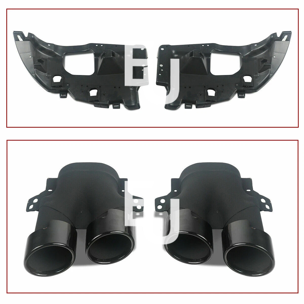 FOR MERCEDES E CLASS E53 REAR DIFFUSER LOOK COUPE C238 A238 CABRIOLET TAIL PIPE