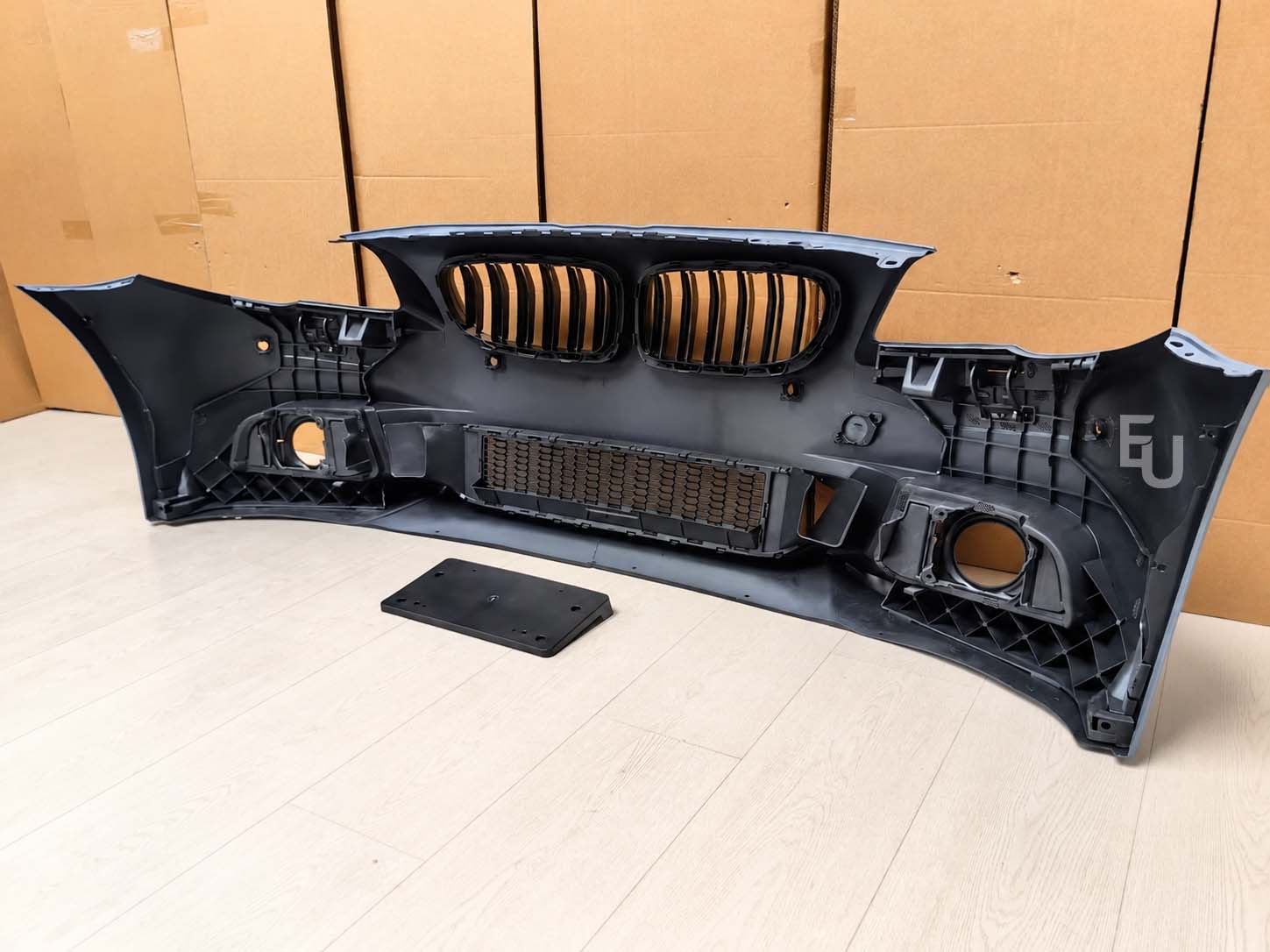 FRONT BUMPER FOR BMW 5 SERIES F10 F11 M-SPORT 2013-17 PRIMED PDC & WASHER HOLES