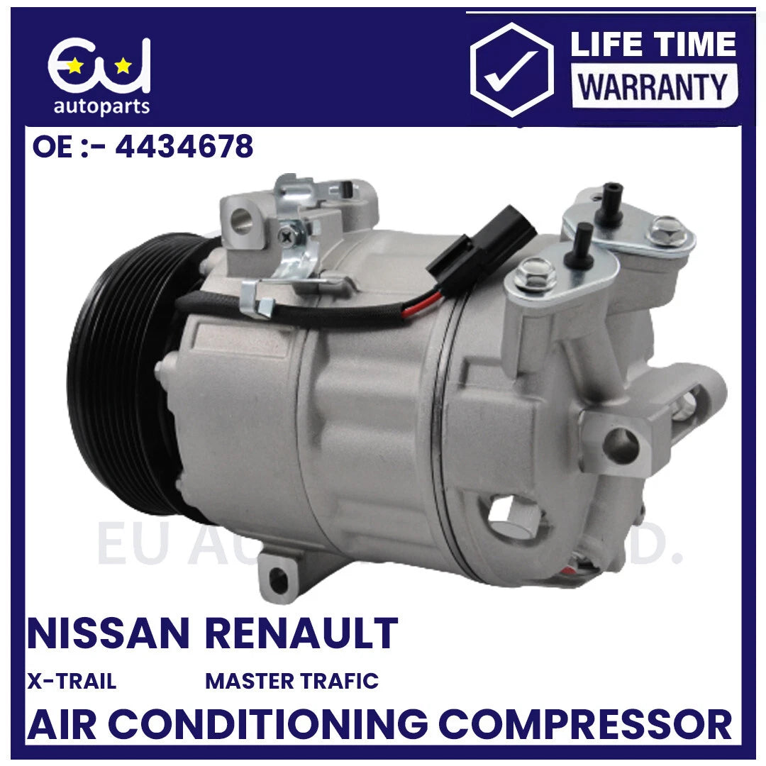 AIR CON AC COMPRESSOR FOR OPEL VAUXHALL VIVARO MOVANO NISSAN RENAULT TRAFIC MK2
