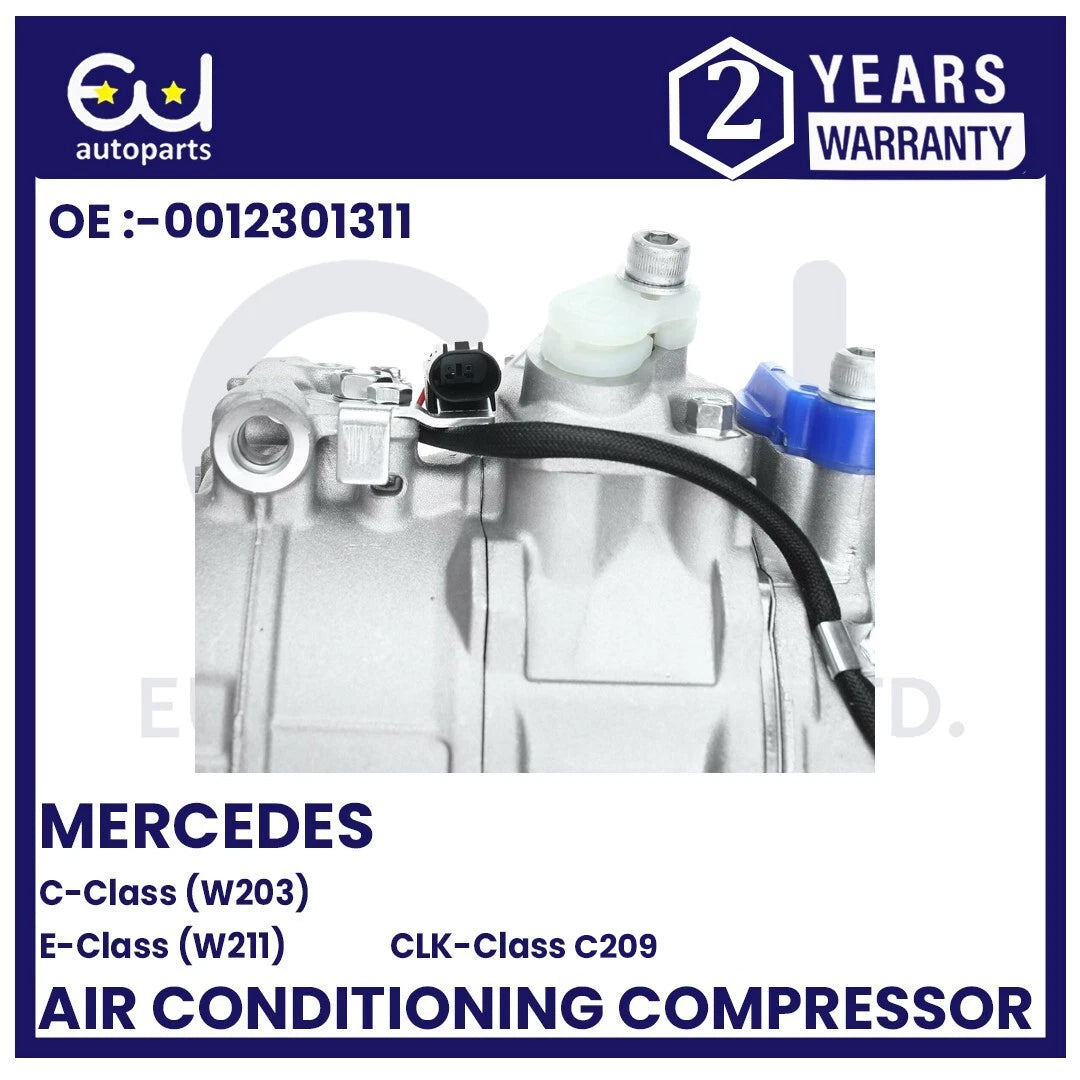 AIR CON AC COMPRESSOR PUMP FOR MERCEDES C E S CLASS W203 W211 CLK SPRINTER 3-T