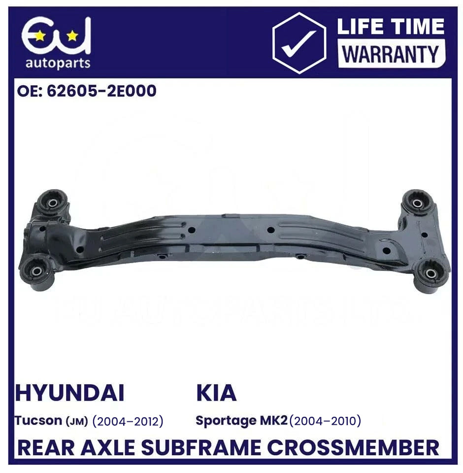 REAR AXLE SUBFRAME CROSSMEMBER FOR HYUNDAI TUCSON 04-12 ONLY 2WD (rubber mounts)