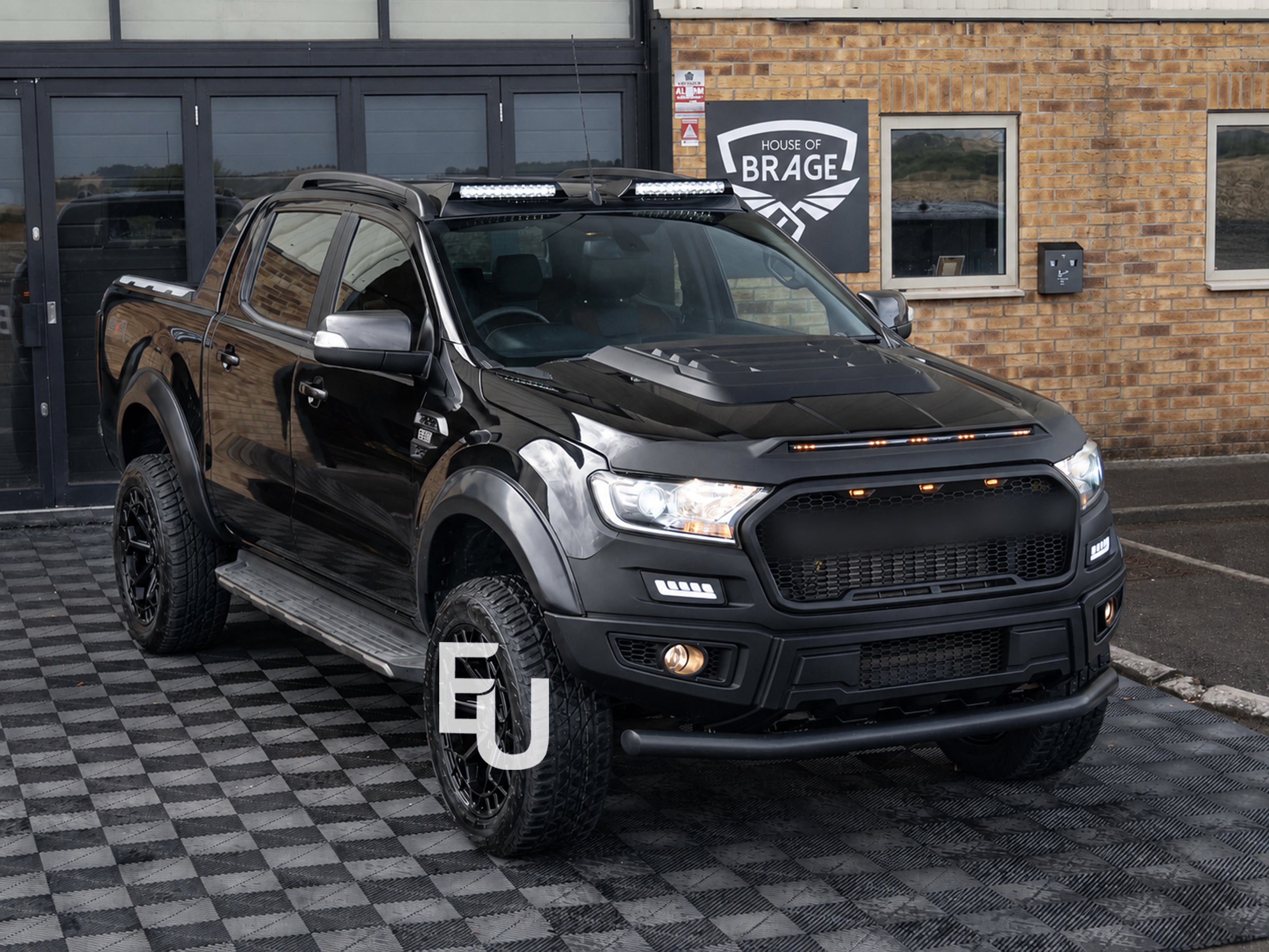 RAPTOR STYLE BODY KIT FOR FORD RANGER T7 T8 2015-2022 FRONT BUMPER GRILLE ARCHES