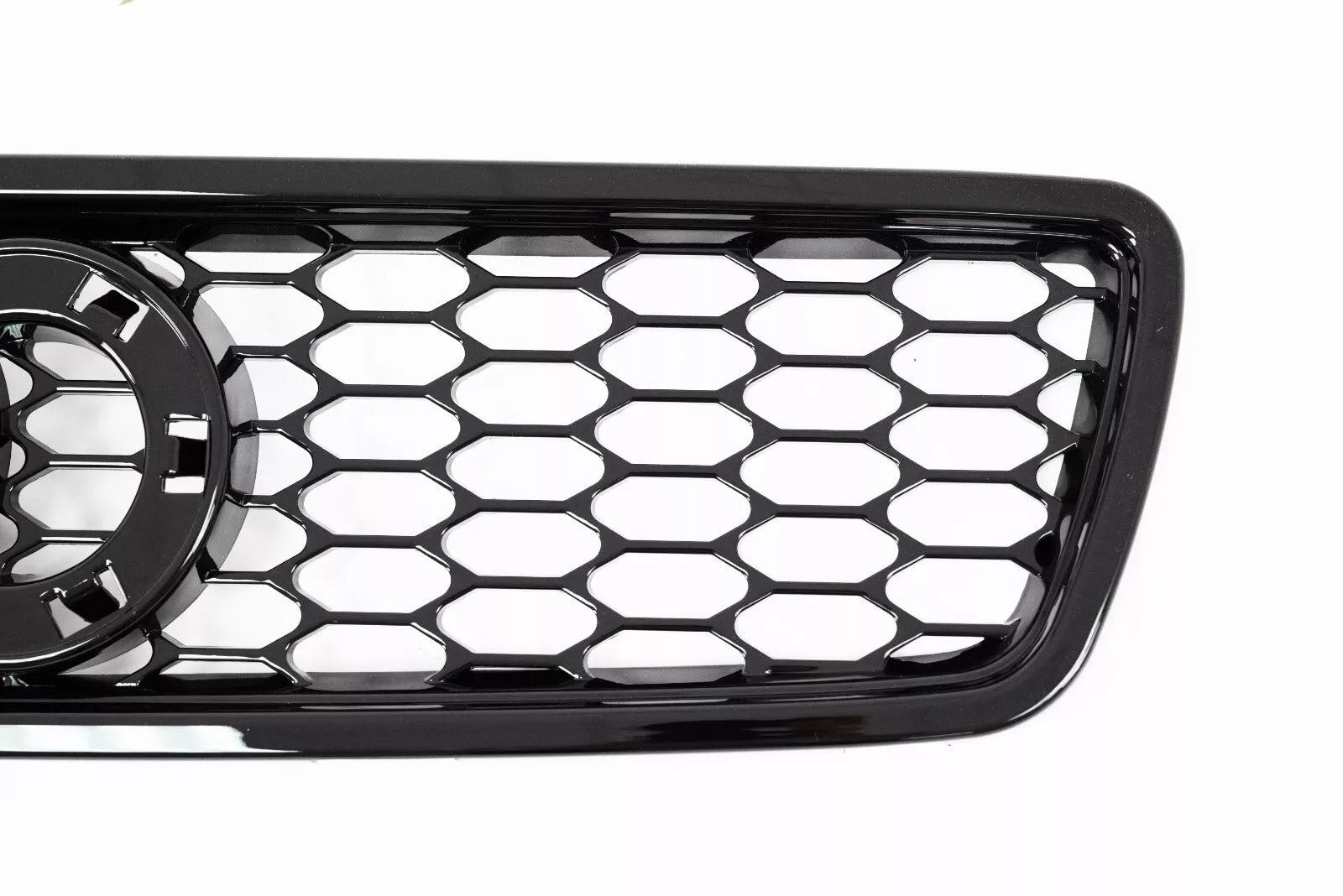 FOR AUDI A4 S4 B5 BLACK RS4 STYLE FRONT BADGELESS HONEYCOMB GRILL GRILLE 1994-01